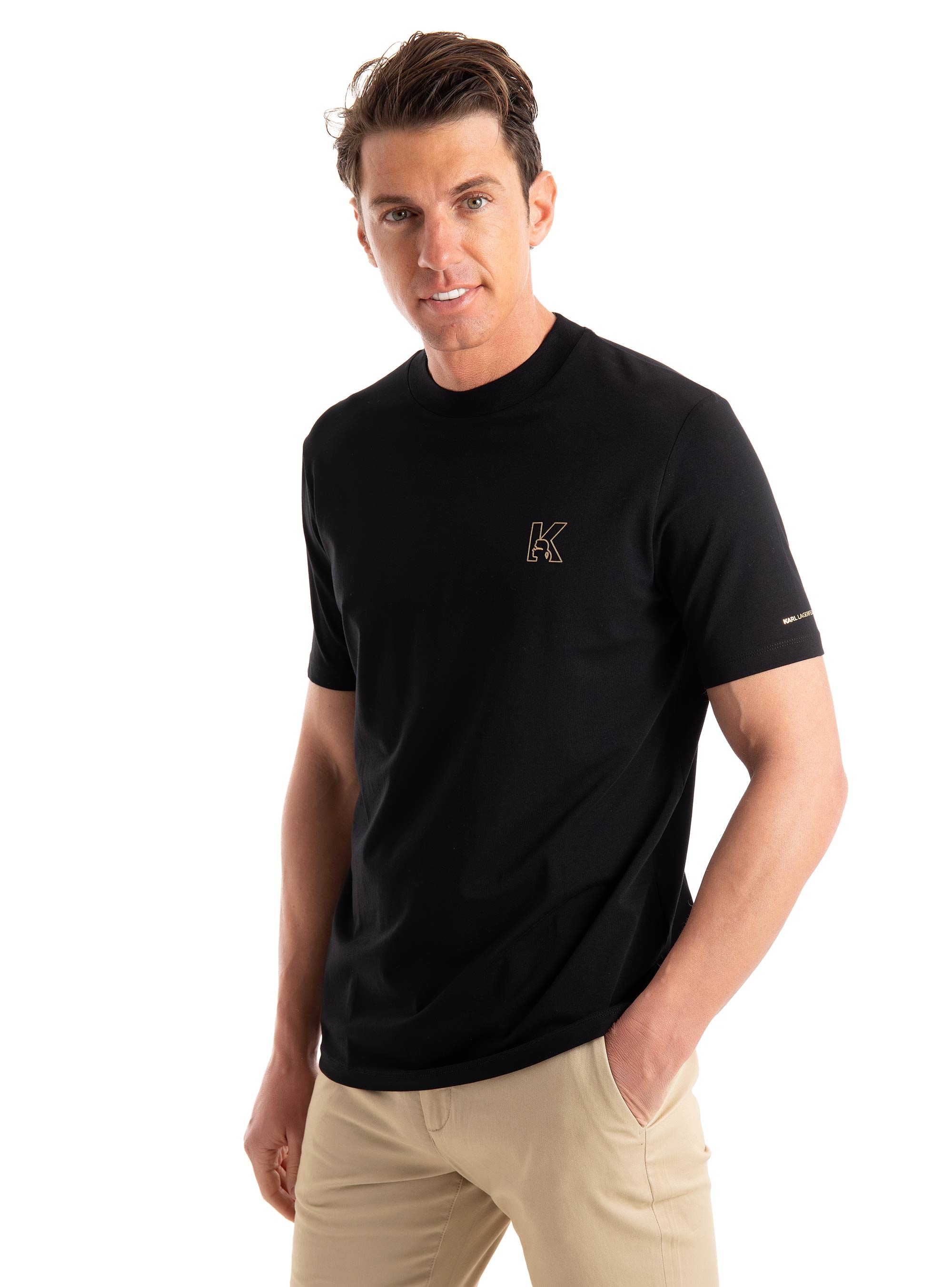 Karl Lagerfeld Regular Fit T-Shirt - Black