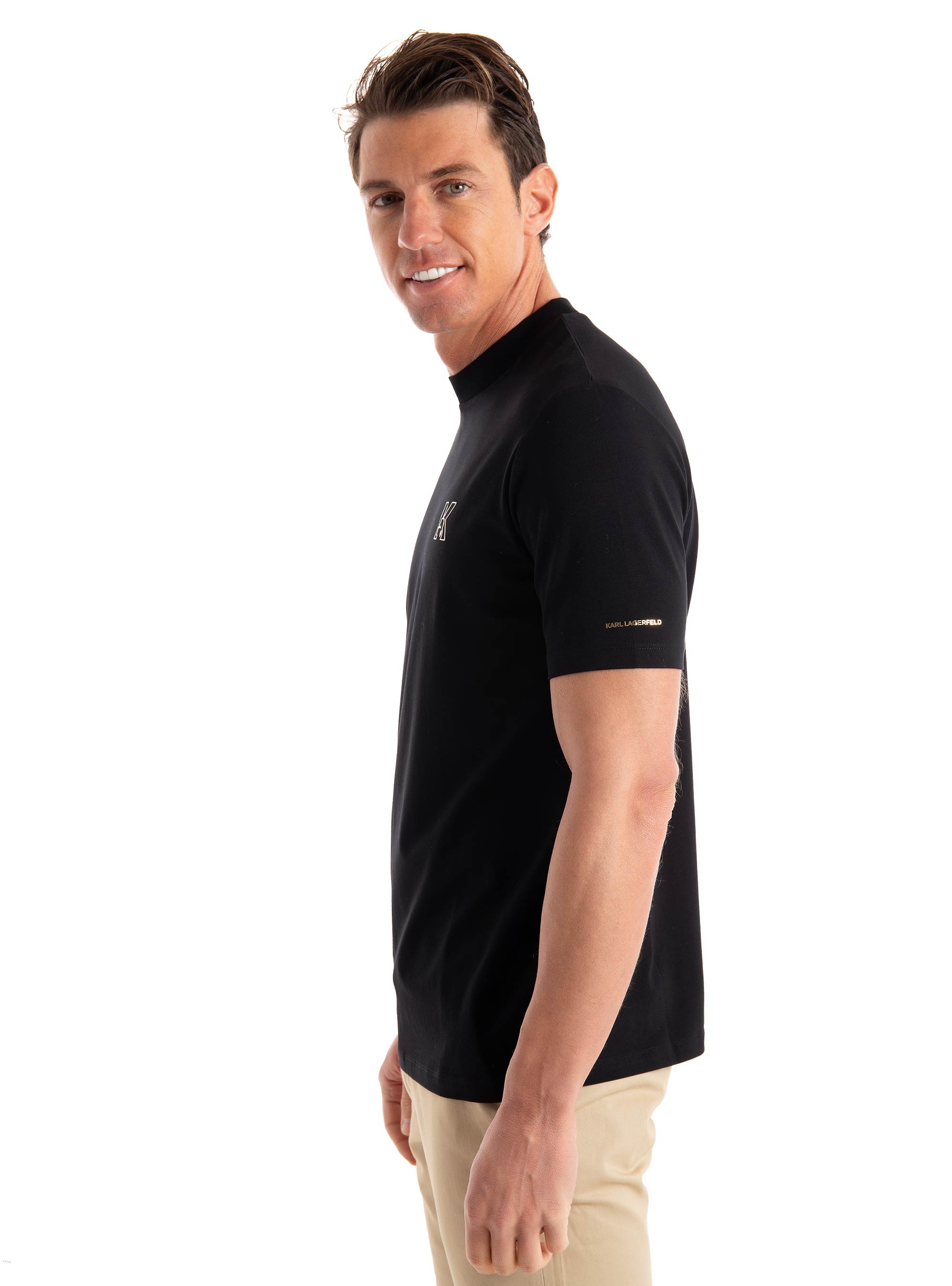Karl Lagerfeld Regular Fit T-Shirt - Black