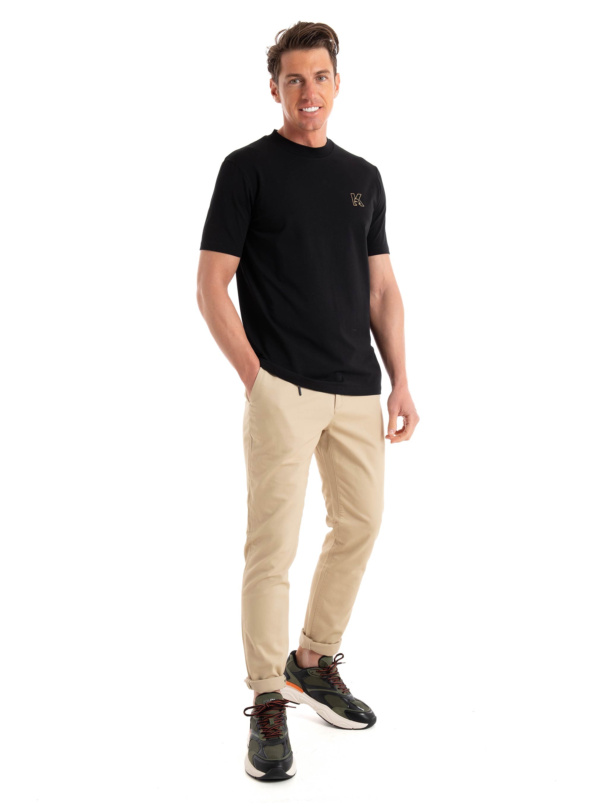 Karl Lagerfeld Regular Fit T-Shirt - Black