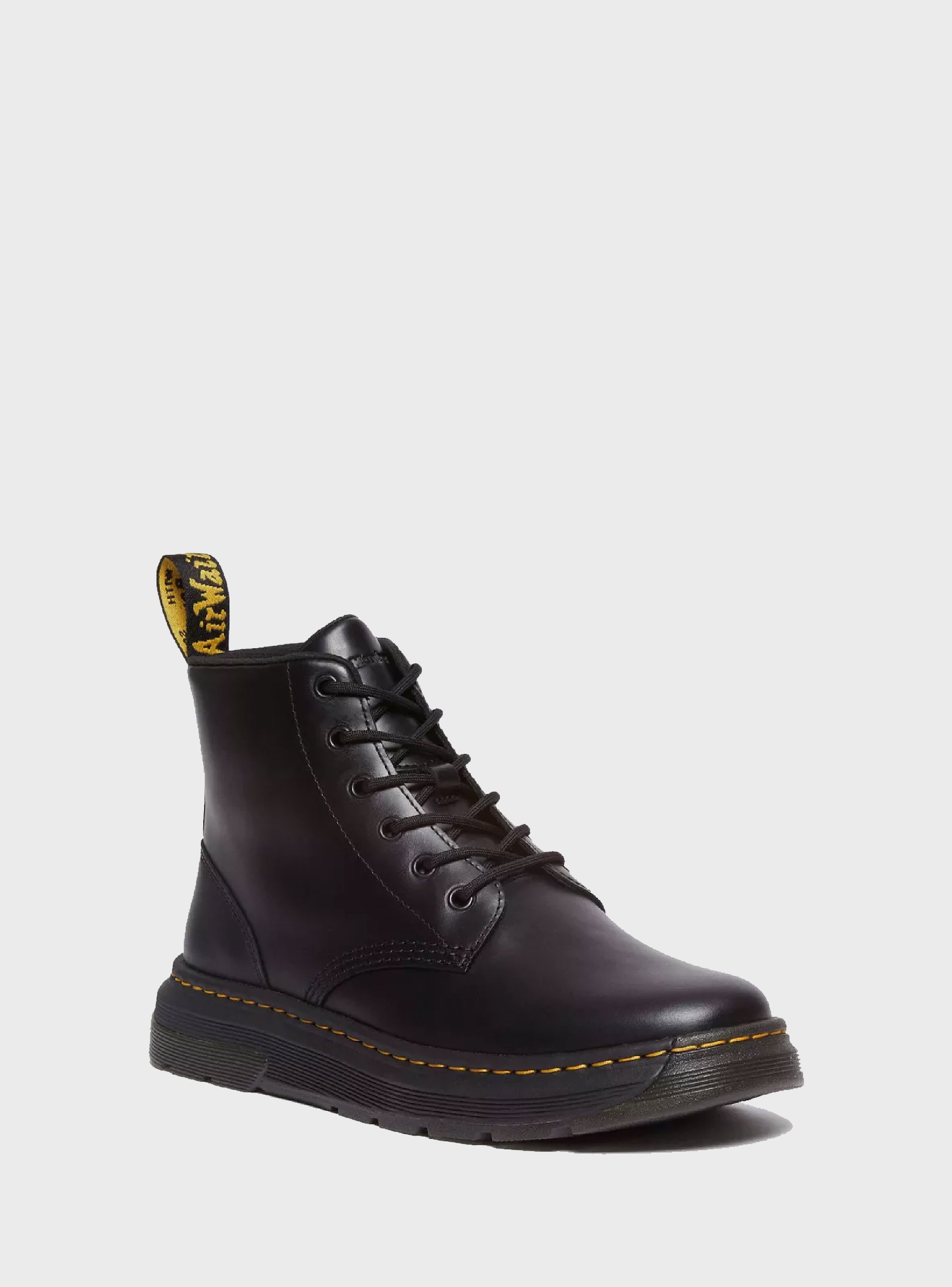 Dr Martens Crewson Chukka Lace Up Leather Boots - Black