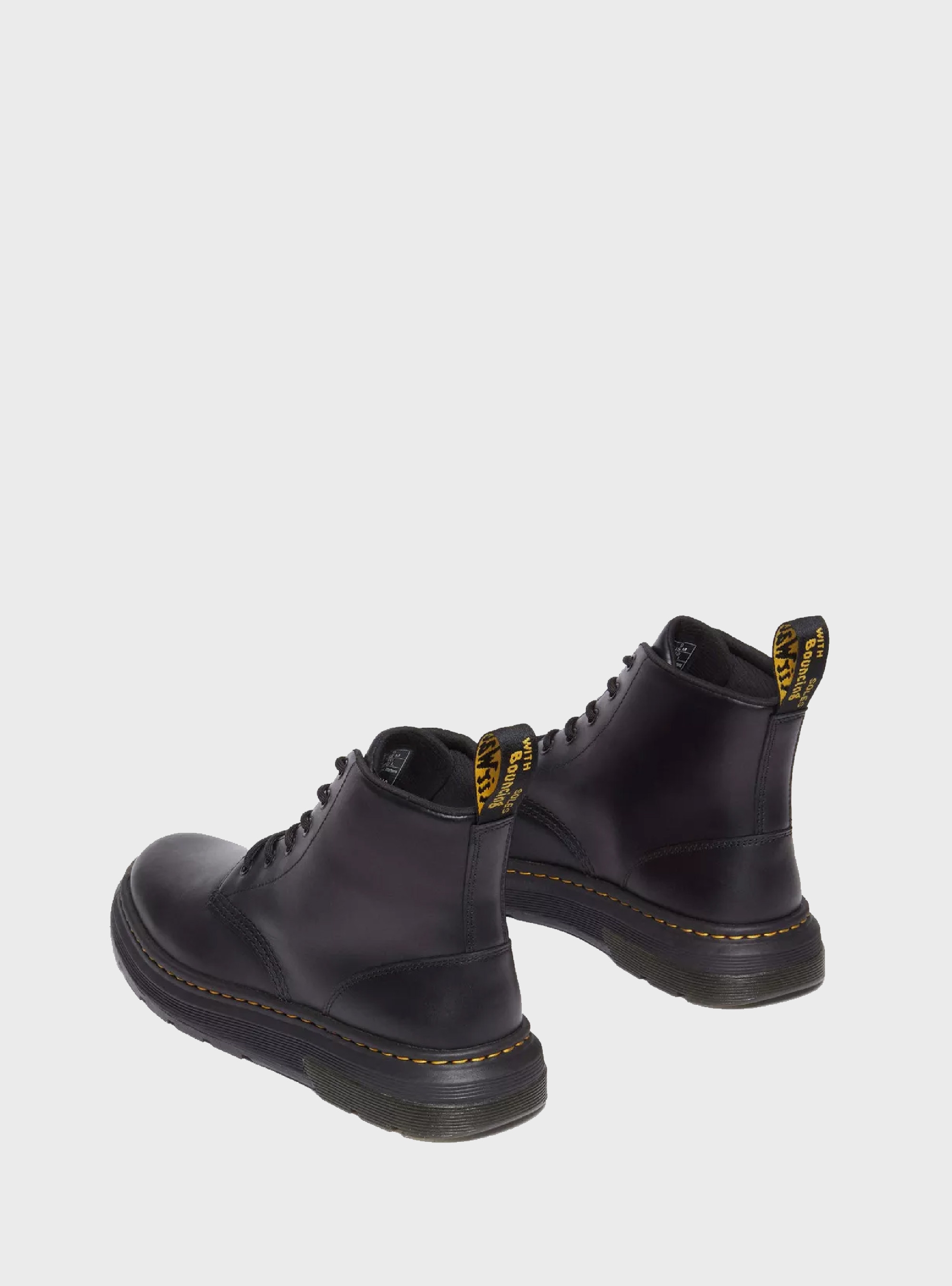 Dr Martens Crewson Chukka Lace Up Leather Boots - Black