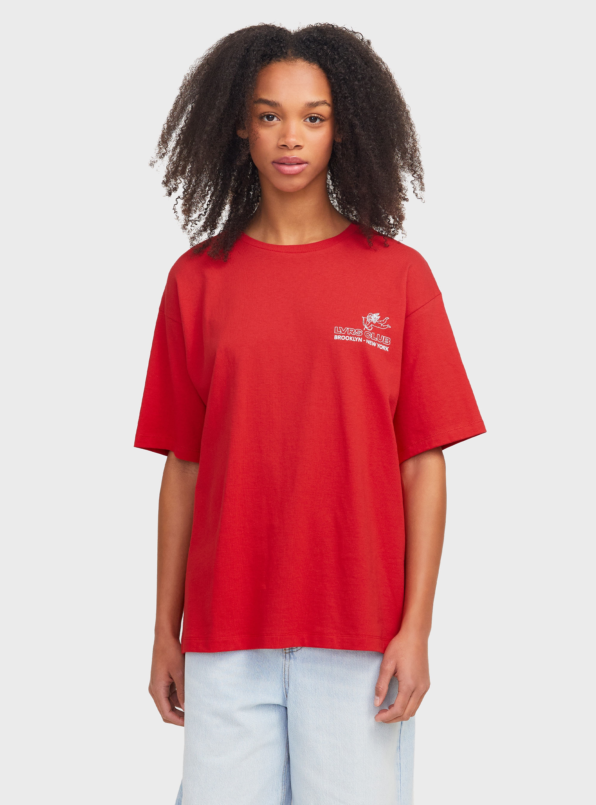 JJXX Valentine Loose Tee - Red