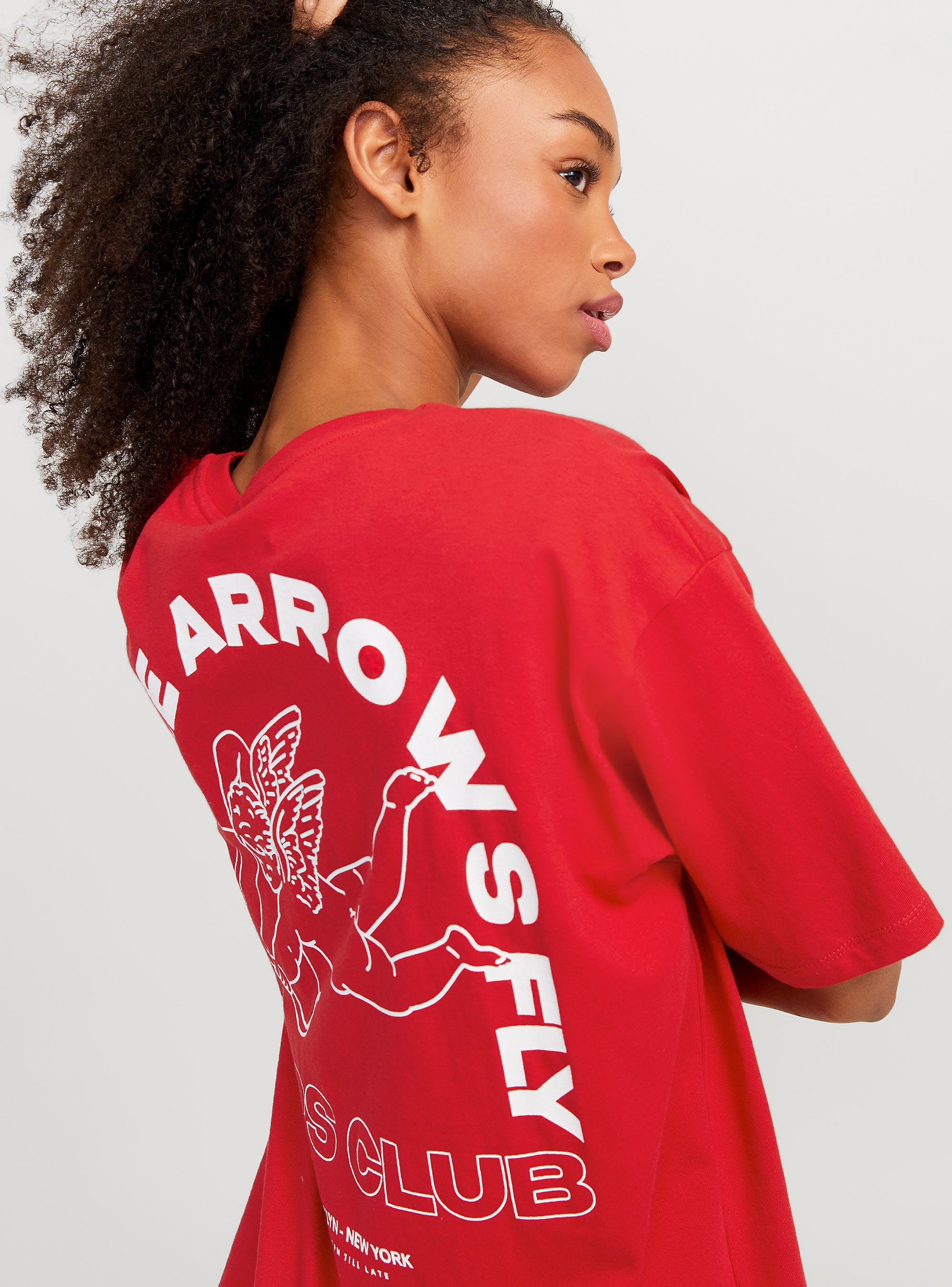 JJXX Valentine Loose Tee - Red