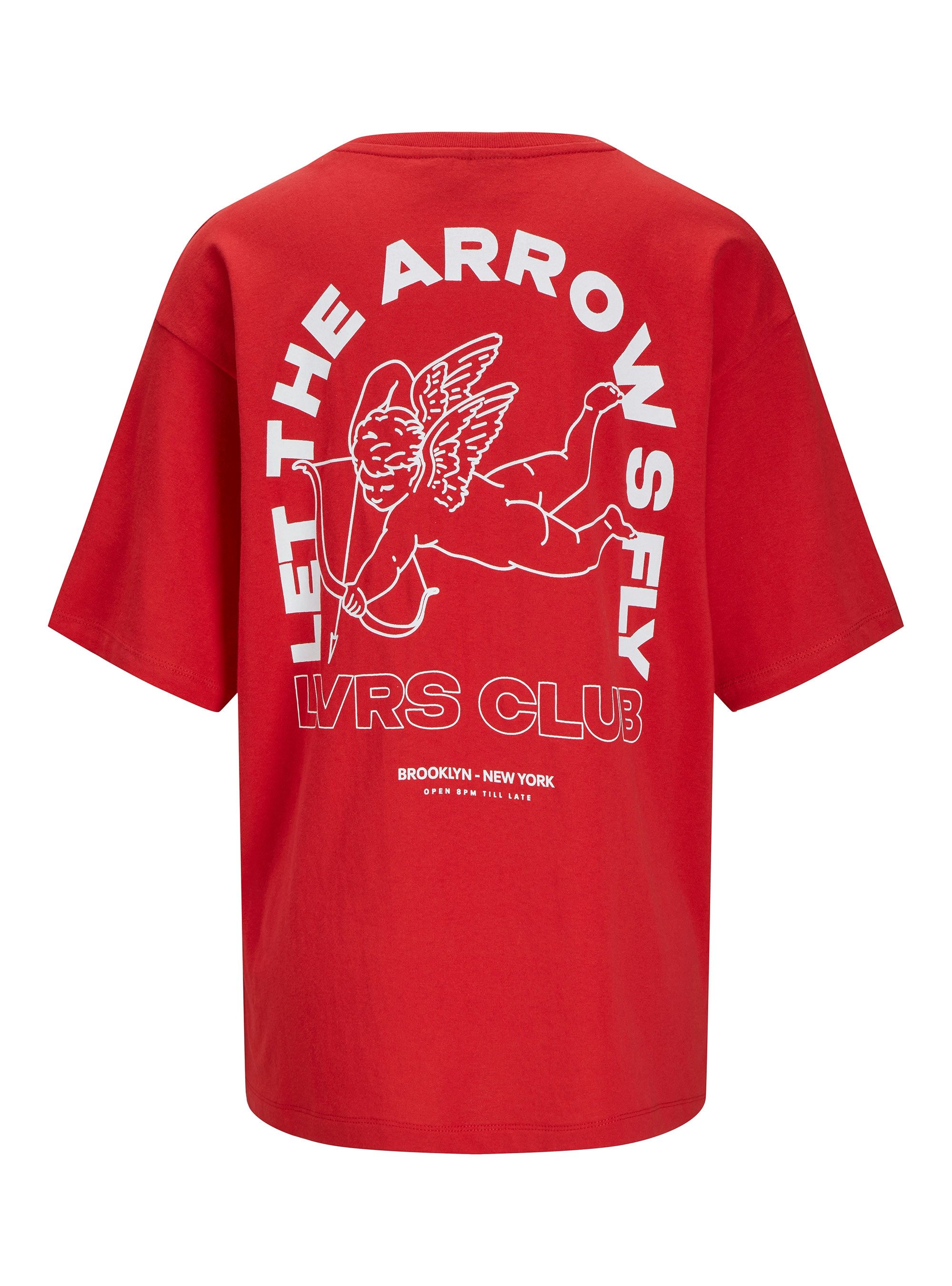 JJXX Valentine Loose Tee - Red