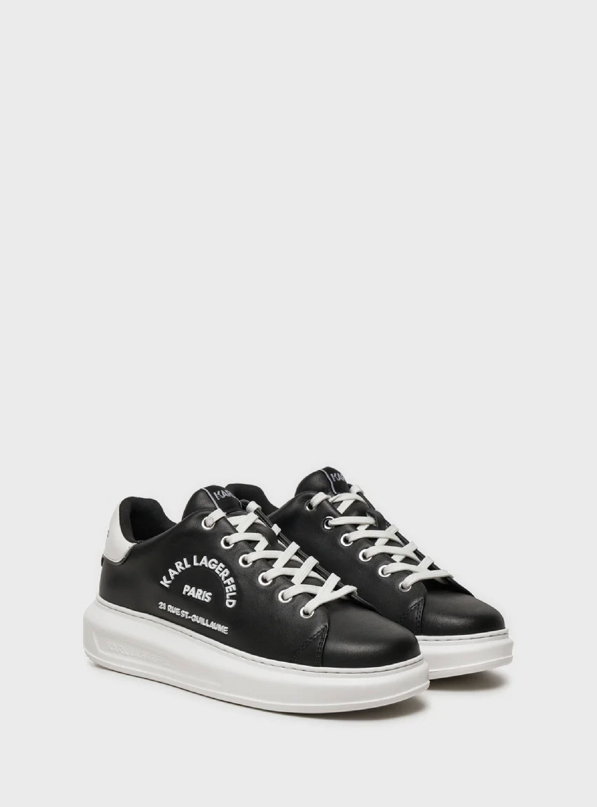 Karl Lagerfeld Kapri Metal Maison Sneakers - Black
