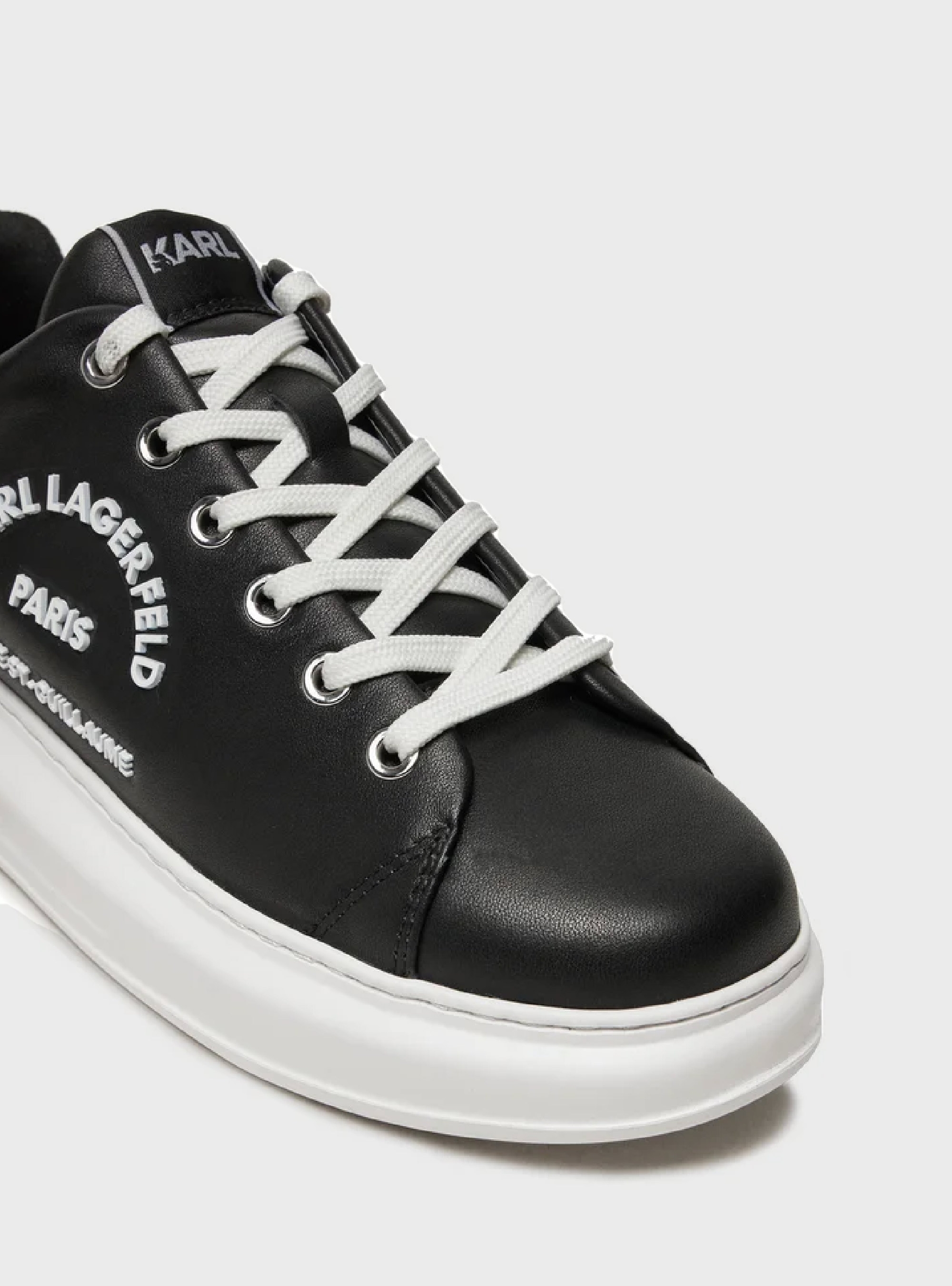 Karl Lagerfeld Kapri Metal Maison Sneakers - Black