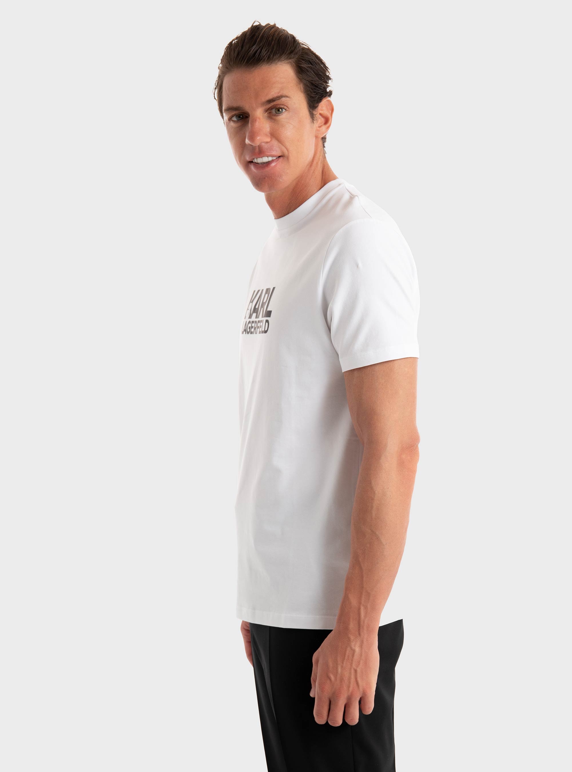 Karl Lagerfeld Regular Fit T-Shirt - White