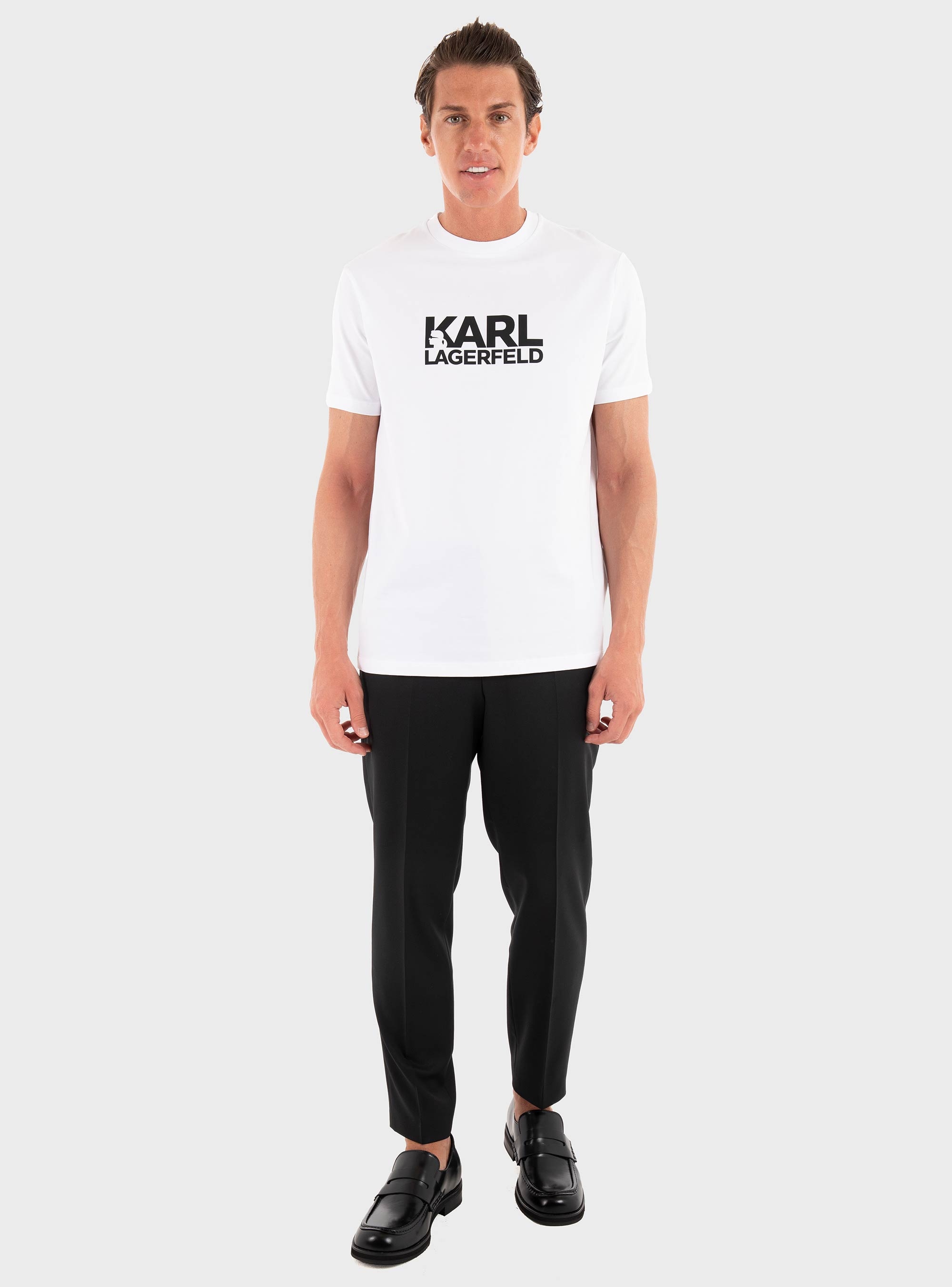 Karl Lagerfeld Regular Fit T-Shirt - White