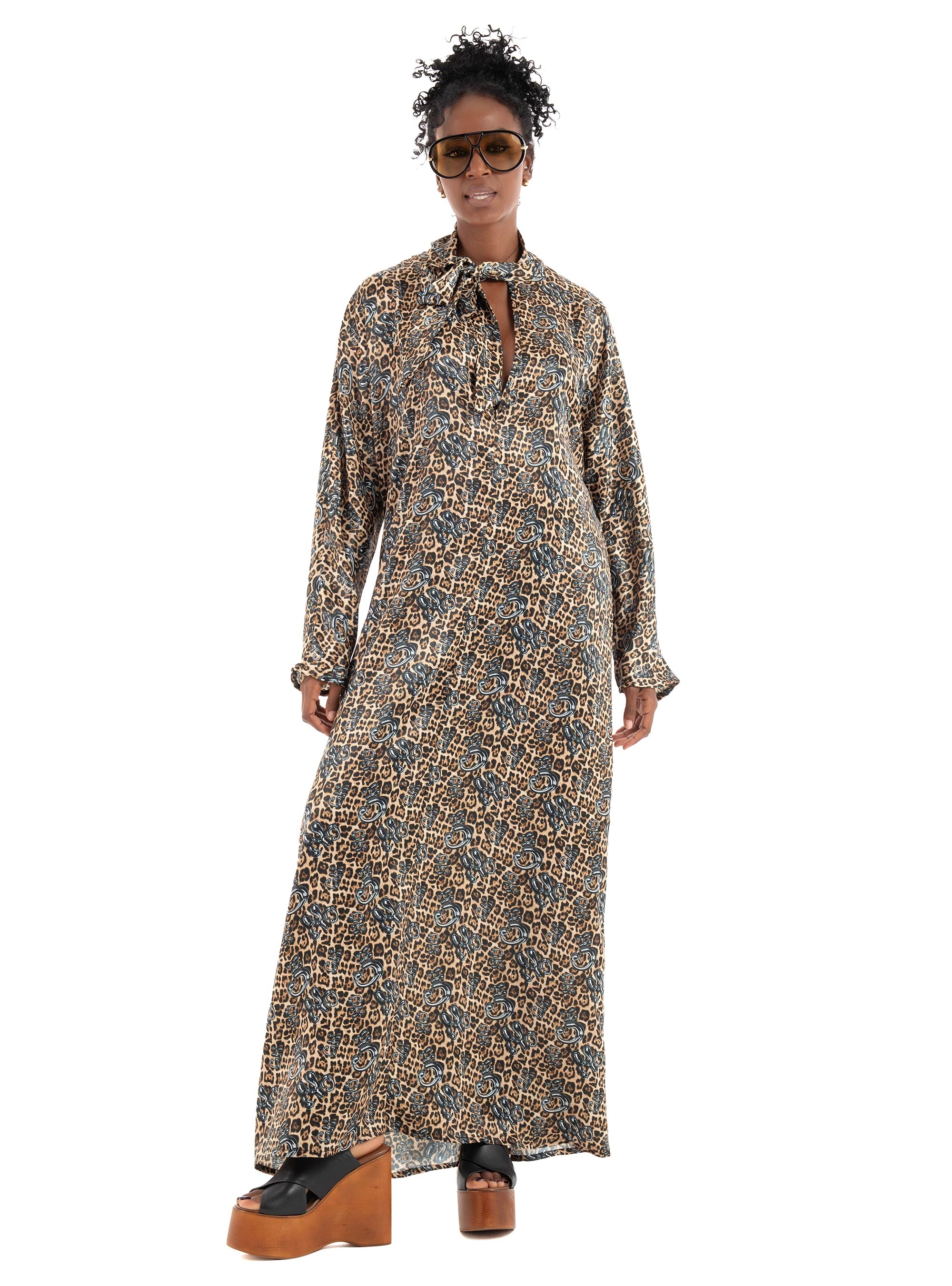 Collectiva Noir Ruria Dress - Brown