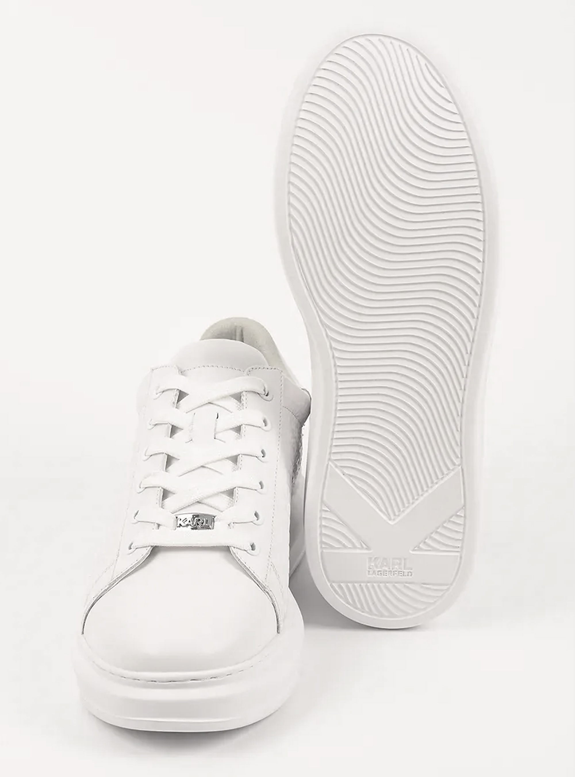 Karl Lagerfeld Kapri Emboss Repeat Lo Lace - White
