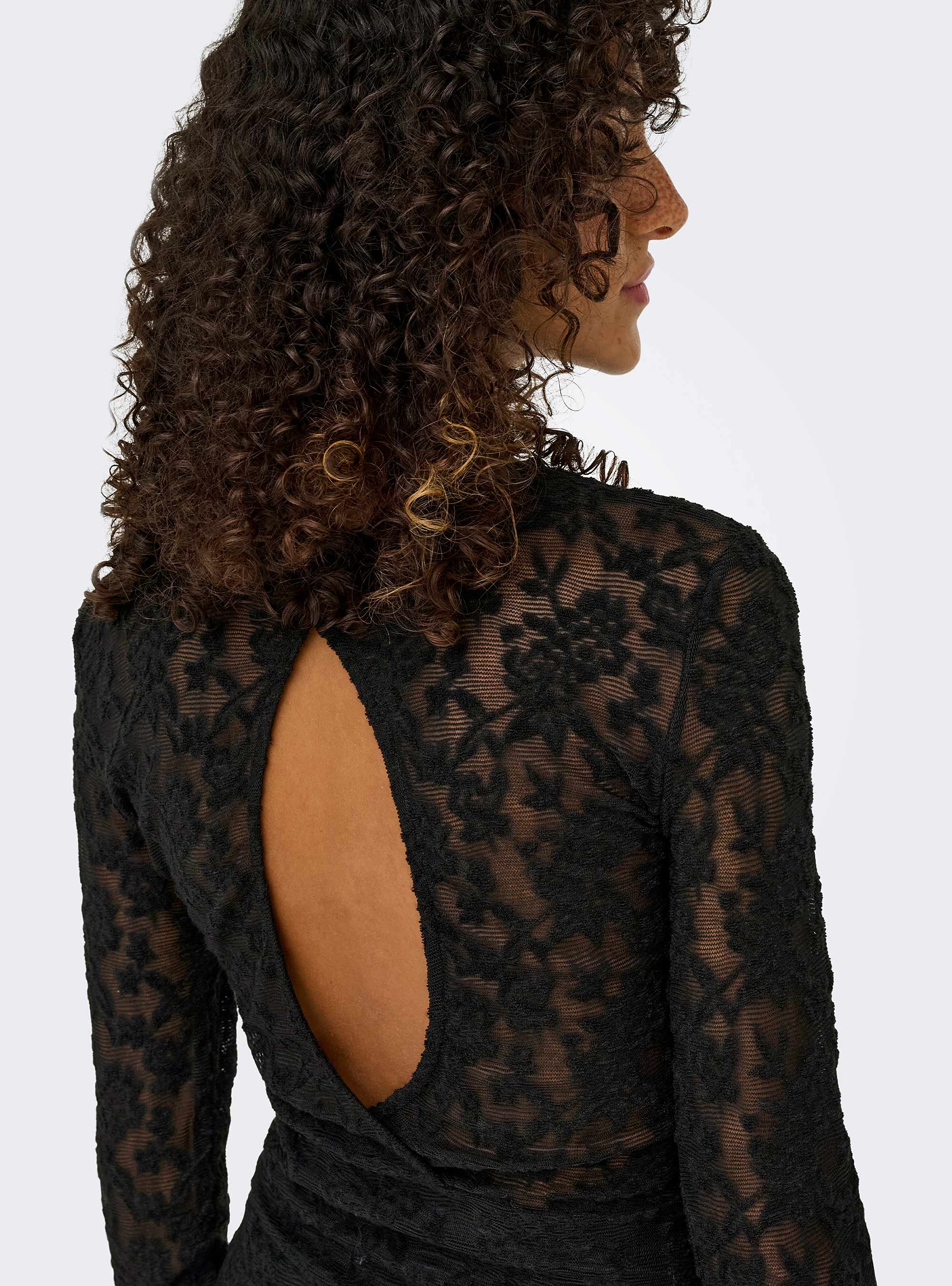 Only Blaise O-Neck Dress - Black