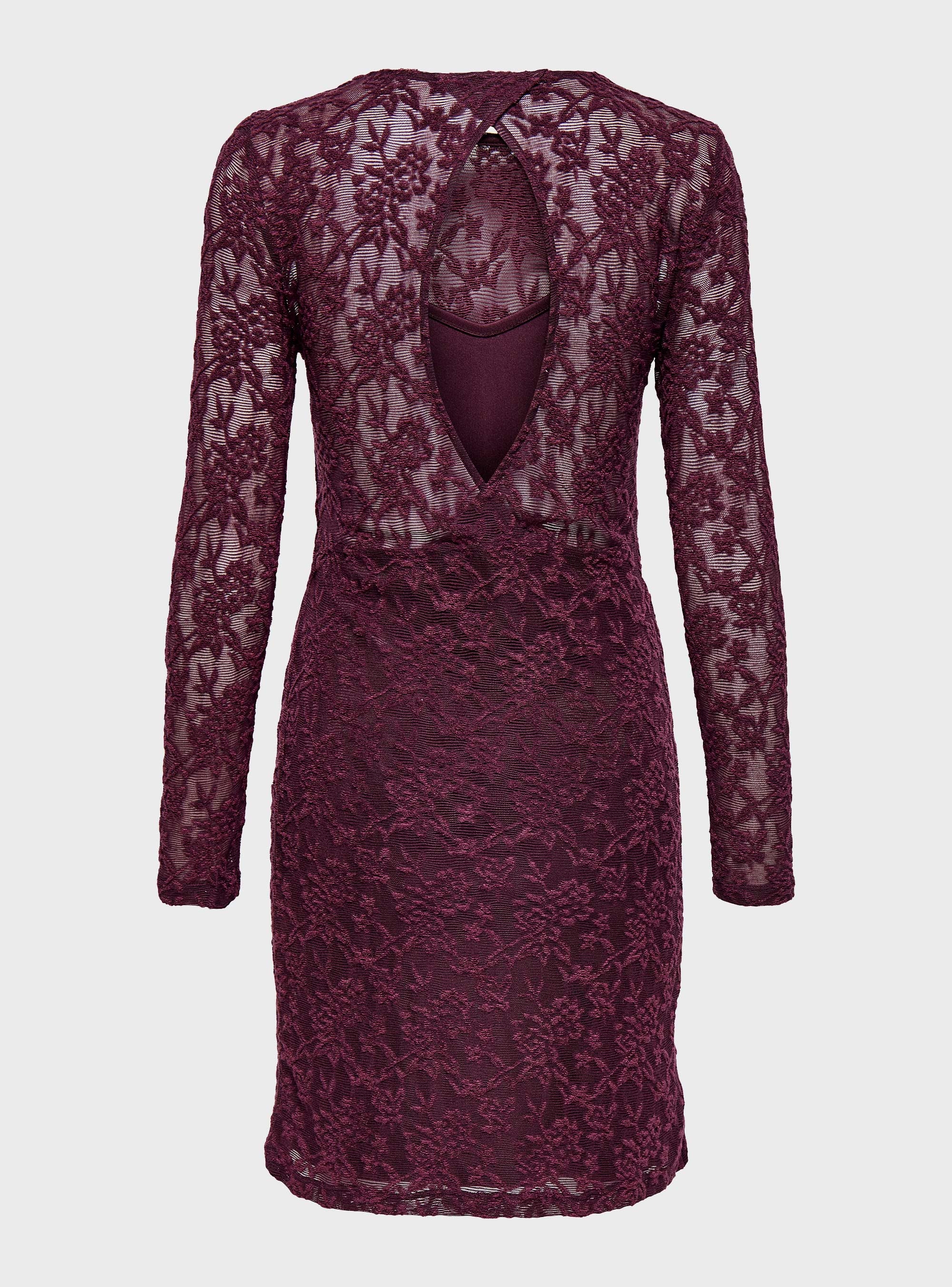 Only Blaise O-Neck Dress - Berry