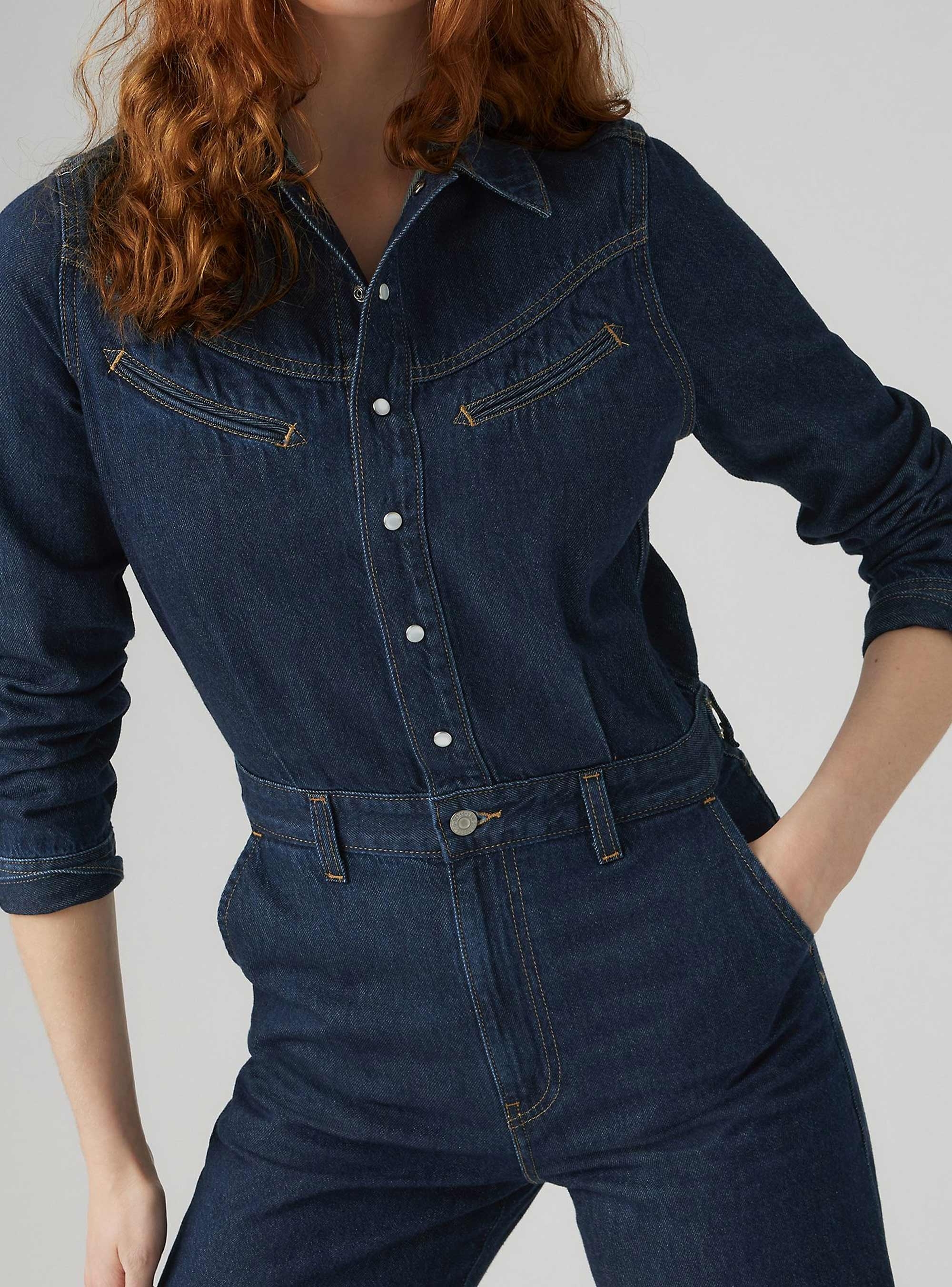 Levi's Rinoa Wide Leg Lightweight Jumpsuit - Denim