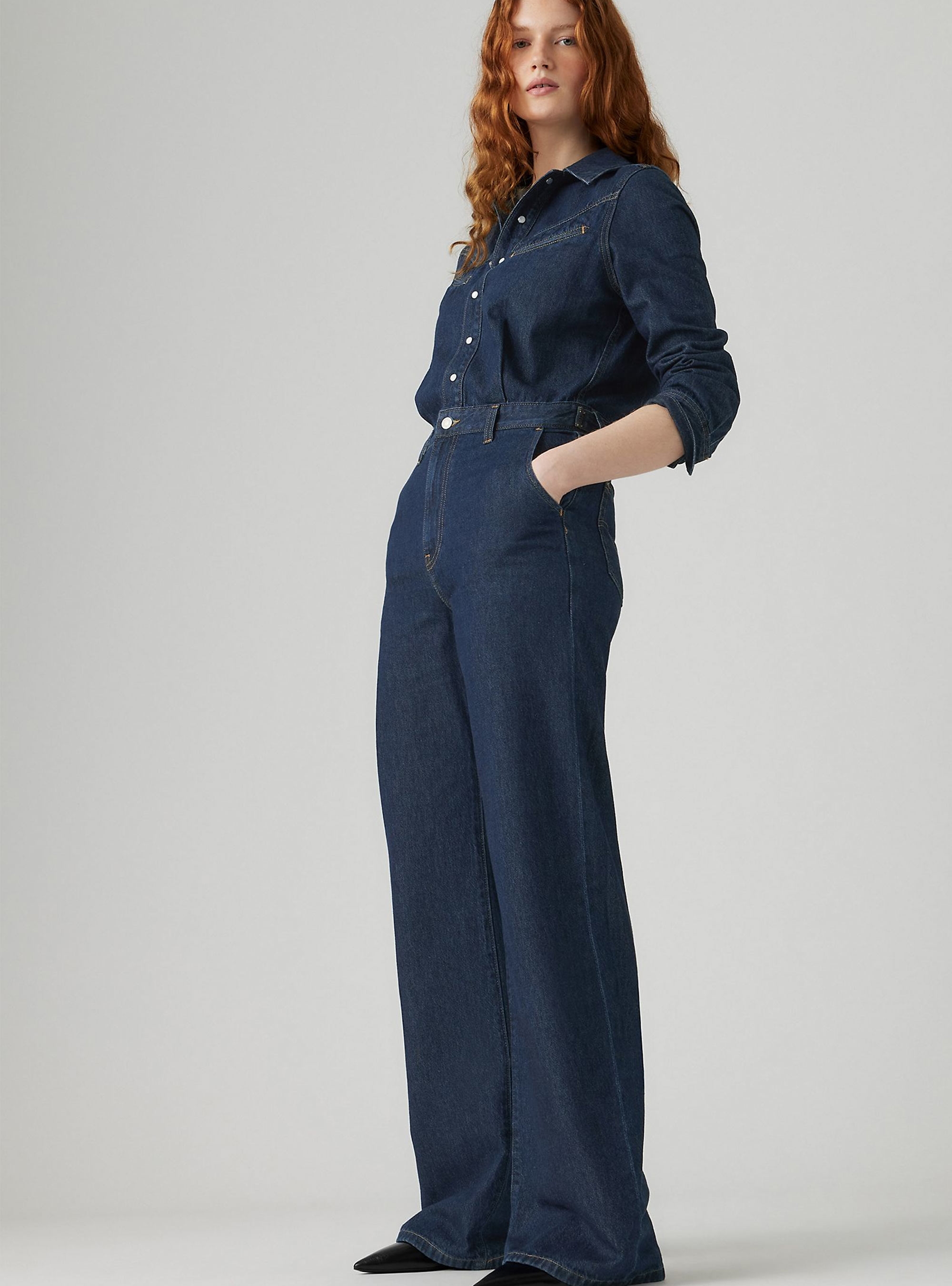 Levi's Rinoa Wide Leg Lightweight Jumpsuit - Denim