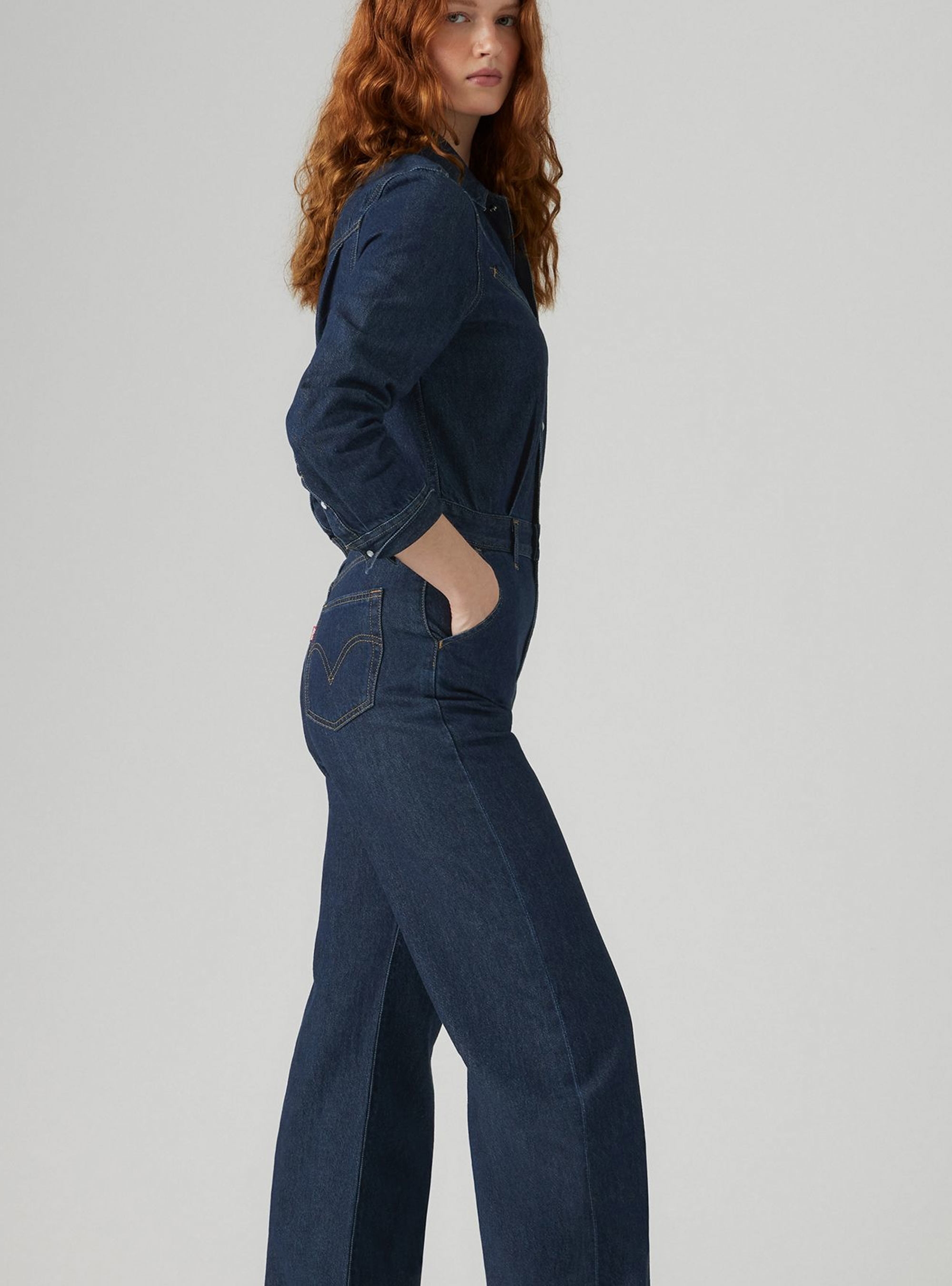 Levi's Rinoa Wide Leg Lightweight Jumpsuit - Denim