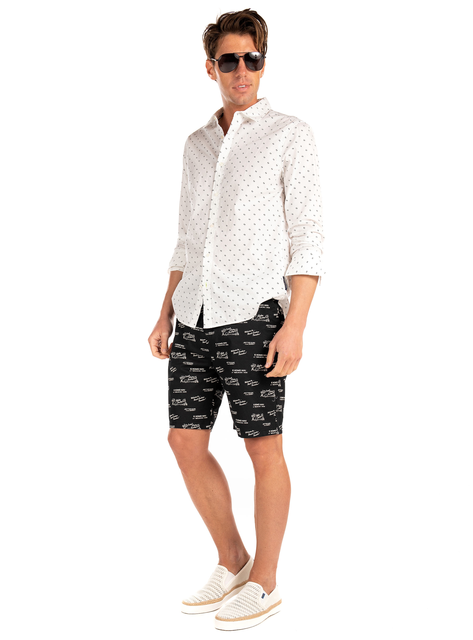 Scotch & Soda Chino Shorts-Black