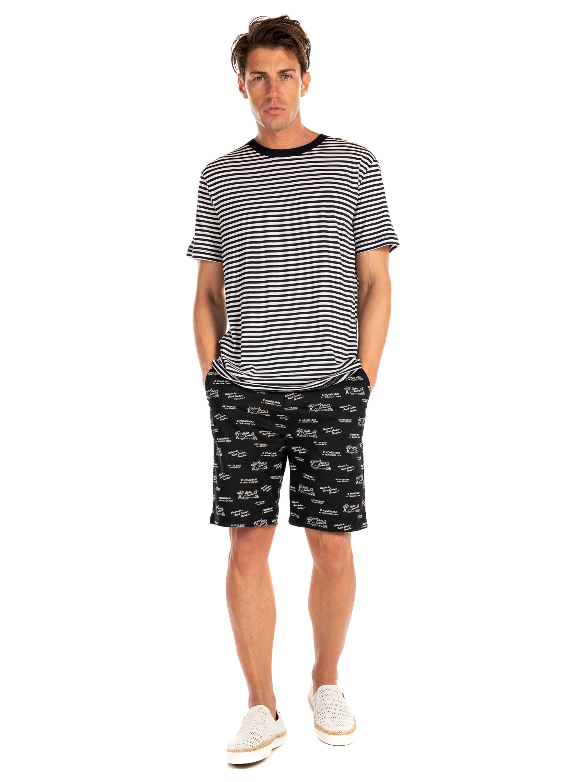 Scotch & Soda Chino Shorts-Black