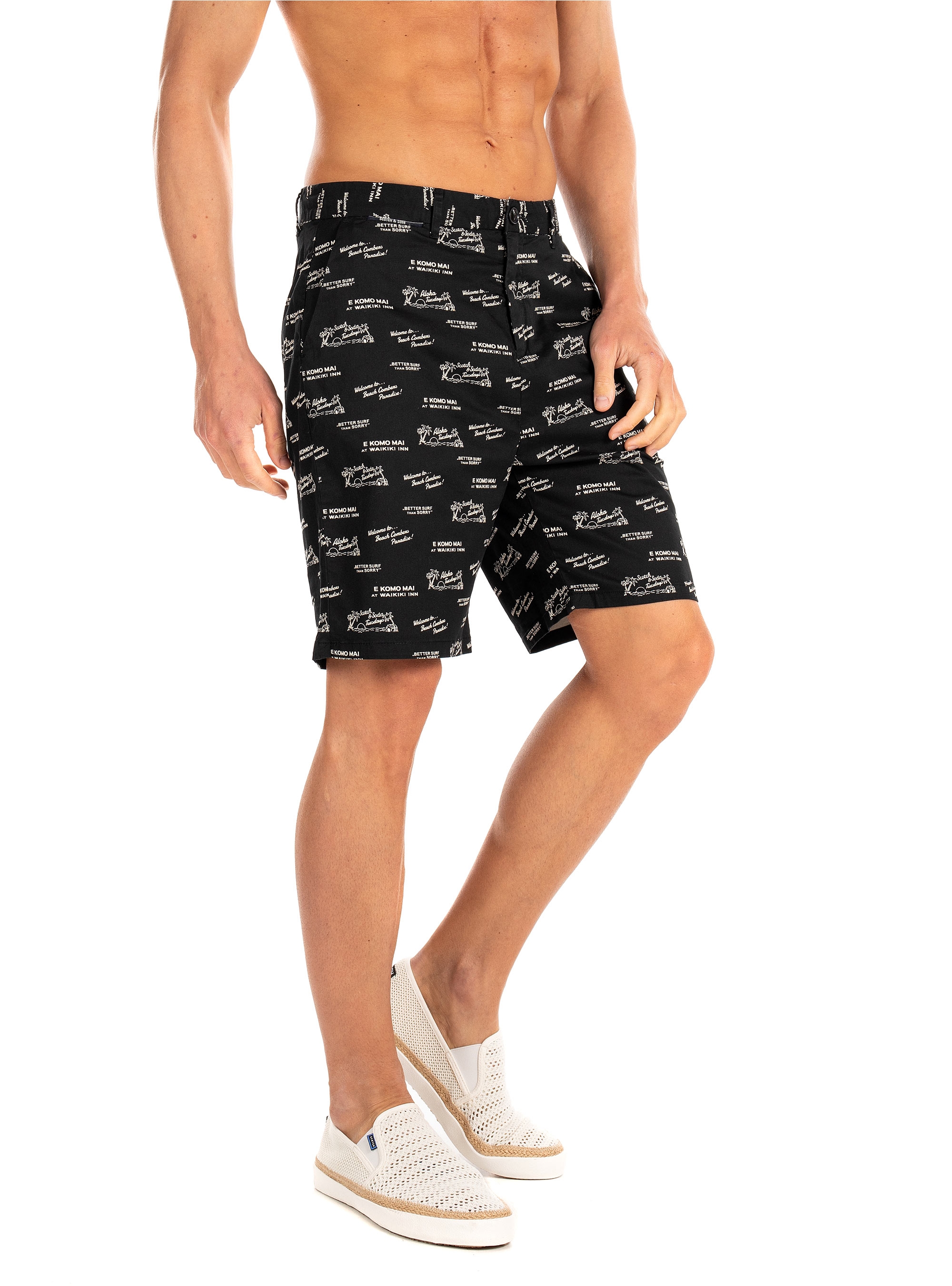 Scotch & Soda Chino Shorts-Black