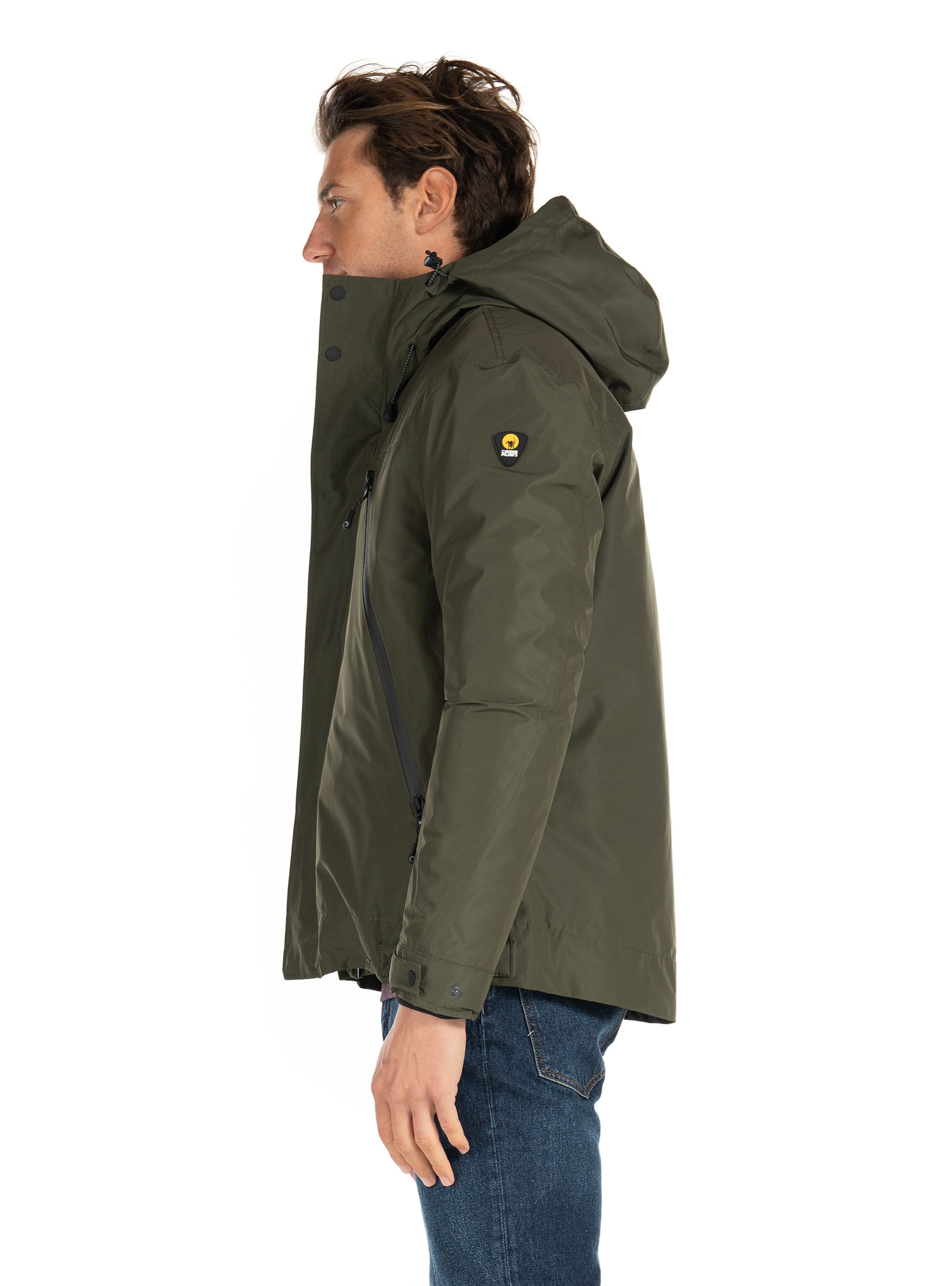 Ciesse Piumini Eco Tech Hoodie Jacket Khaki