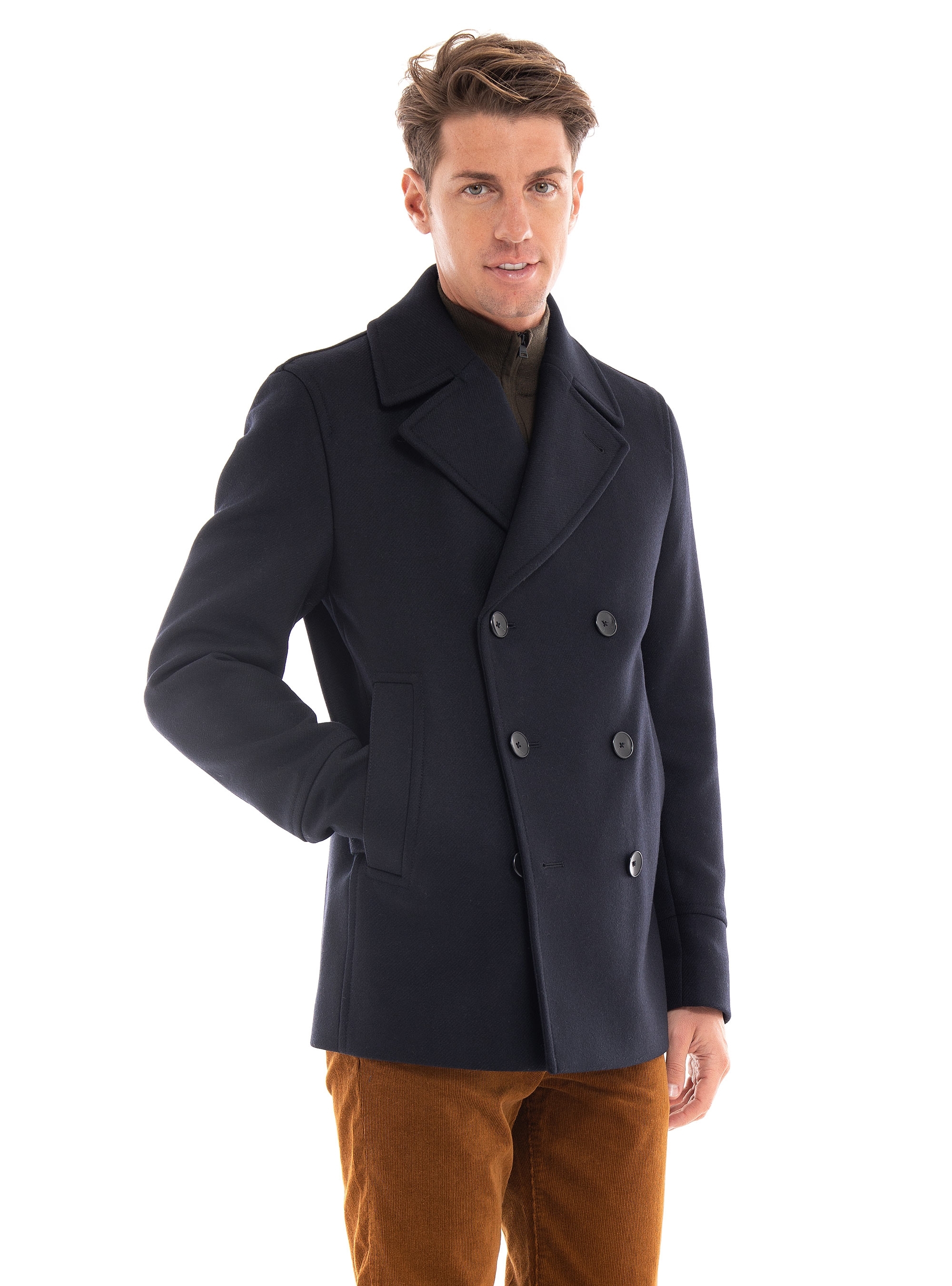 Boss Coats H-Hyde-Peacoat-224