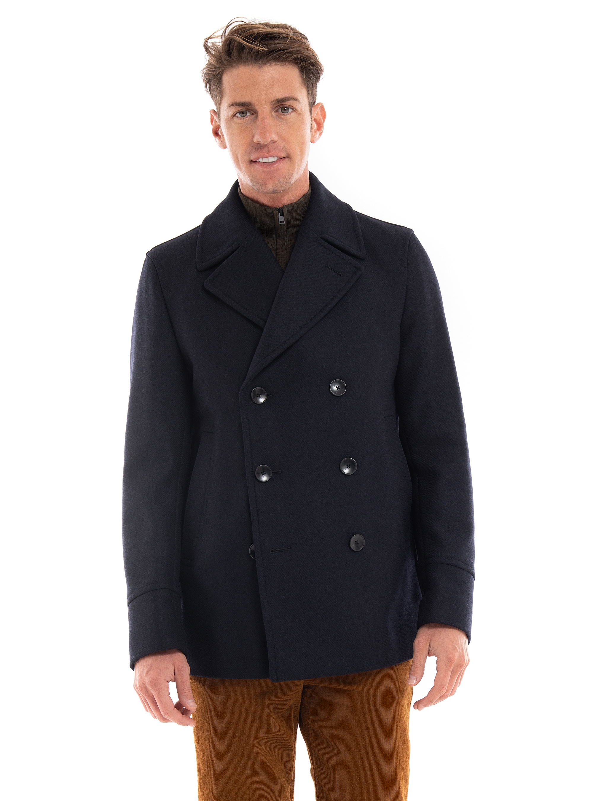 Boss Coats H-Hyde-Peacoat-224