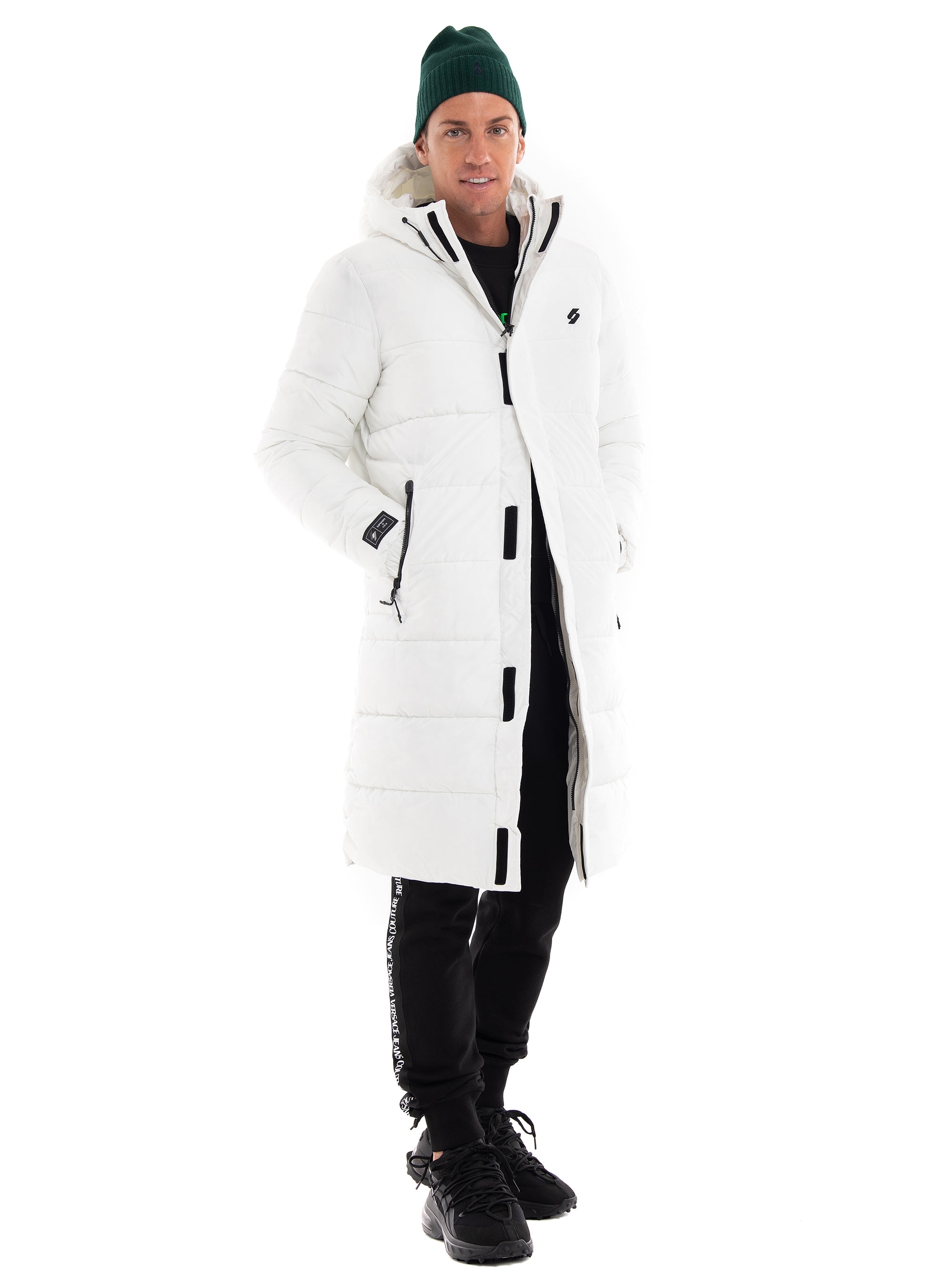 SUPERDRY Code Sl Hooded Longline Puffer Jacket