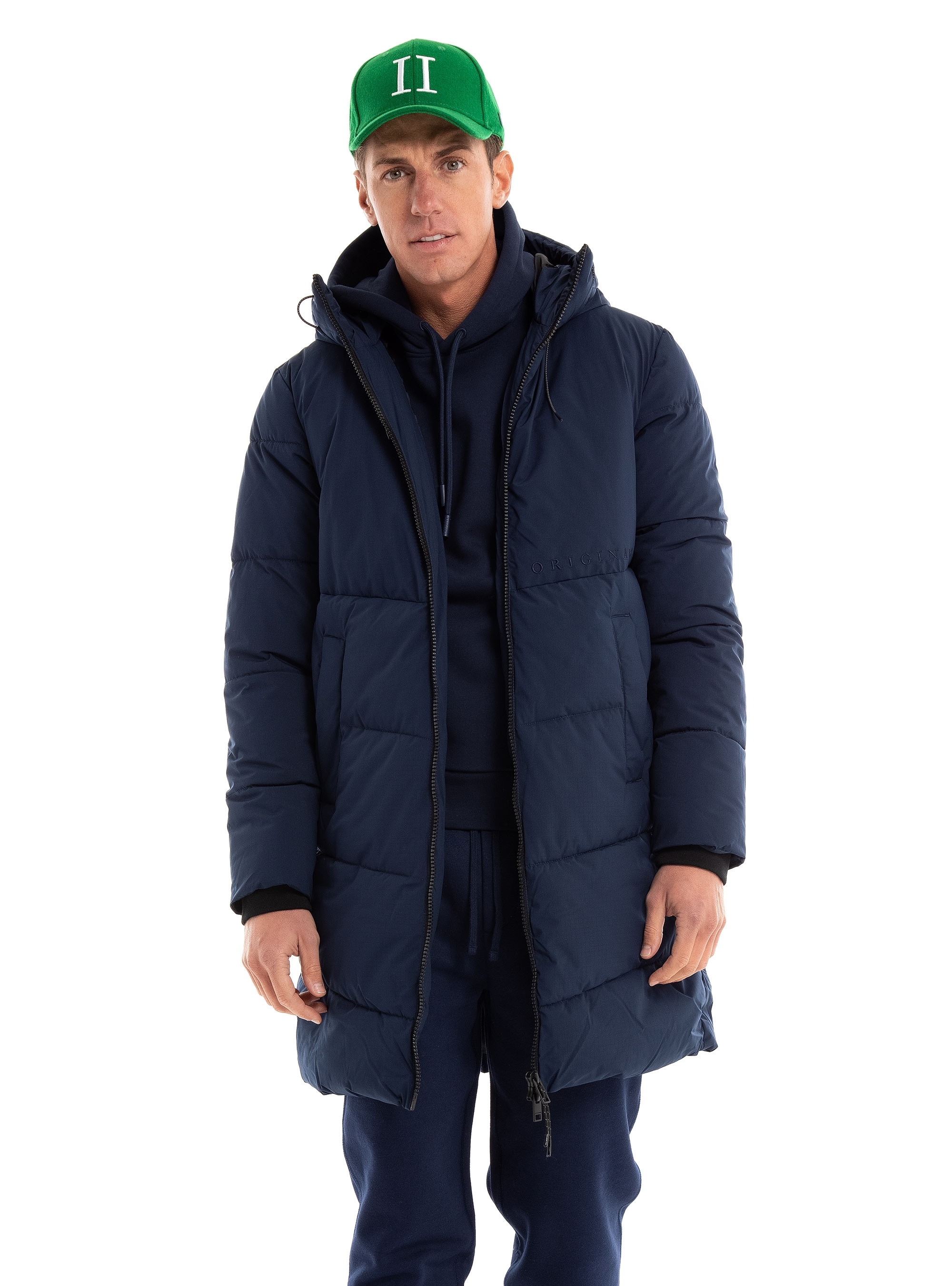 Jack & Jones®  FINAL SALE - Copenhagen long hooded puffer jacket