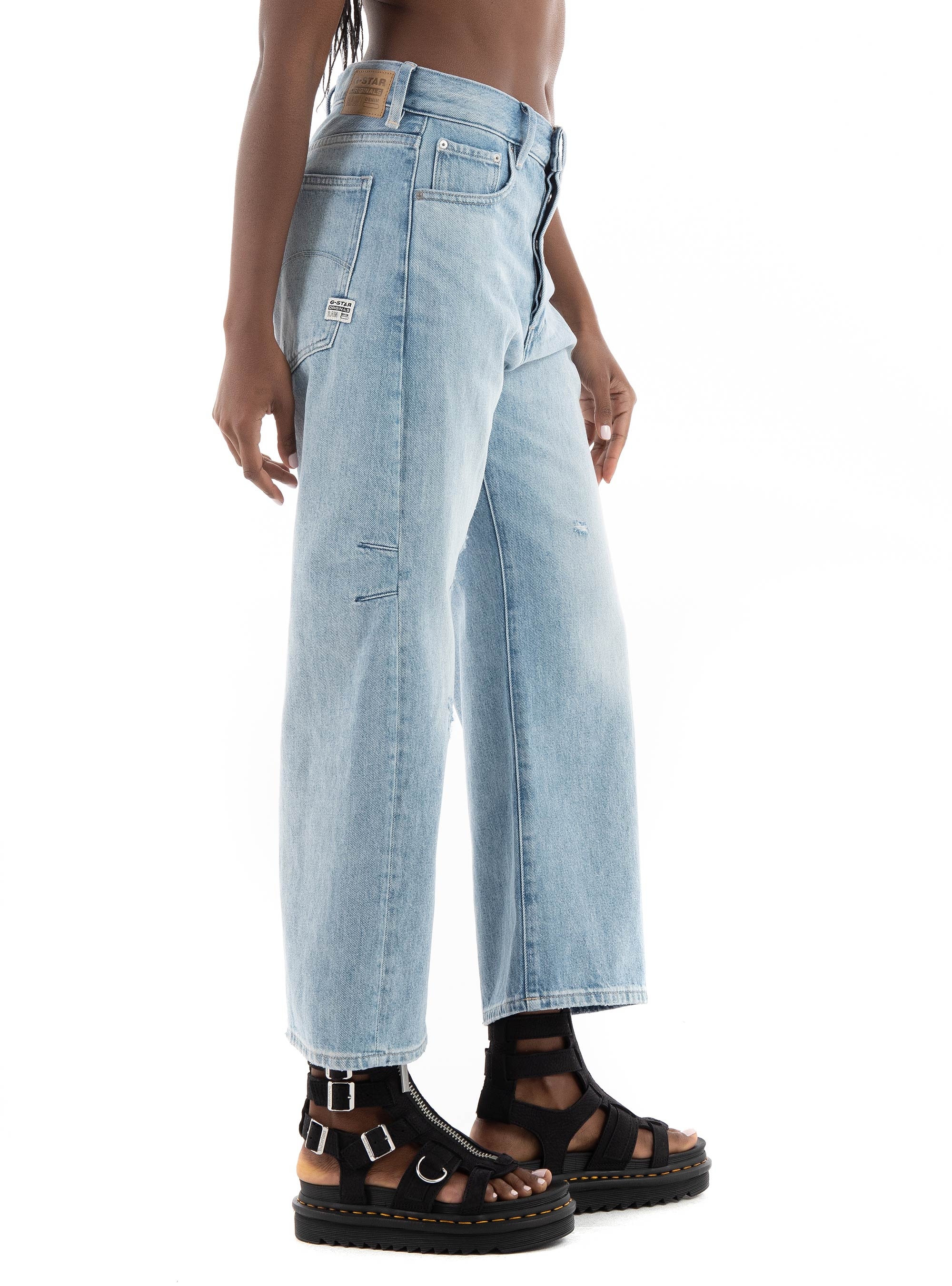 G-Star Damesjeans Bowey 3D Boyfriend Ankle Jeans, Blauw (Worn in Blue Canal D24329-d536-g333), 28W / 32L
