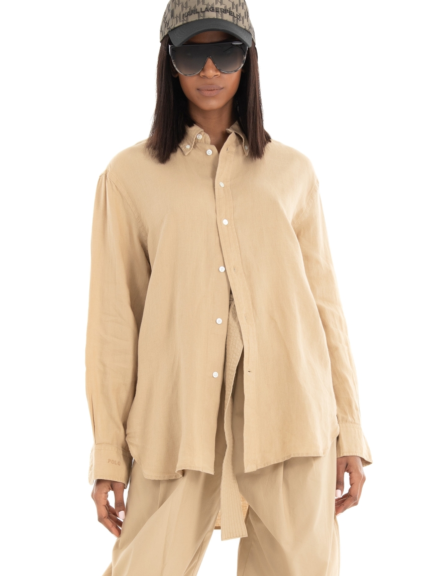 Polo Ralph Lauren Women's Cotton Chambray Shirt - 211806182001 - Fuel