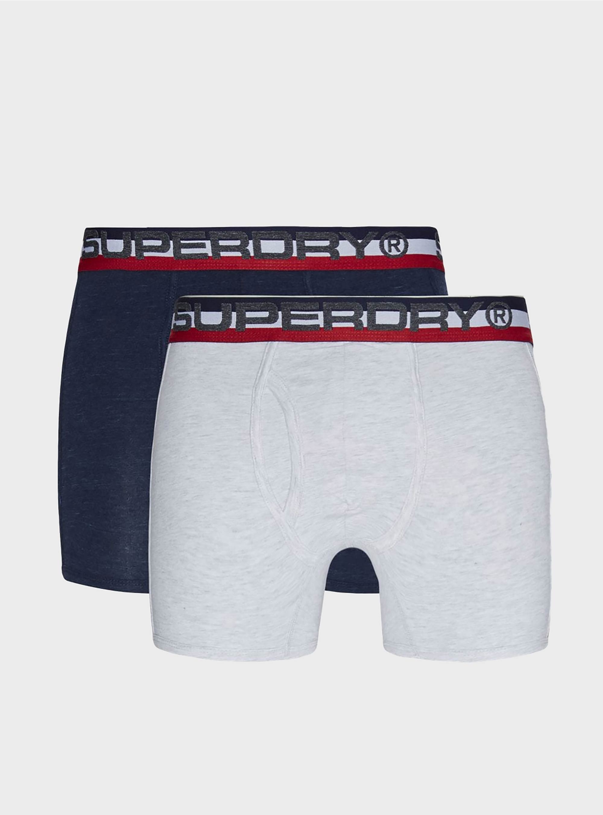Superdry Sport Boxers Double Pack-Blue