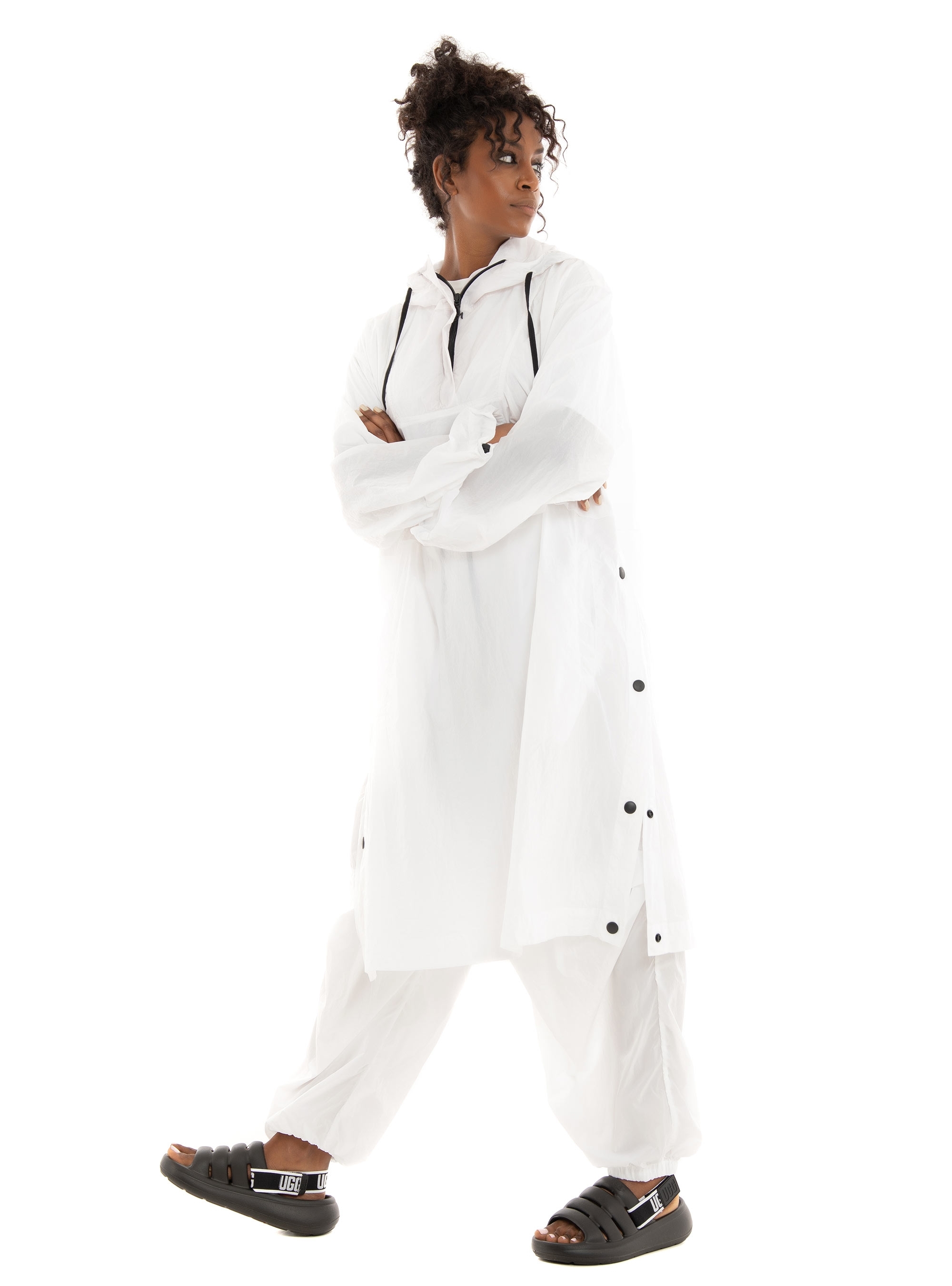Deha N.Y. Disco Anorak Jacket - White