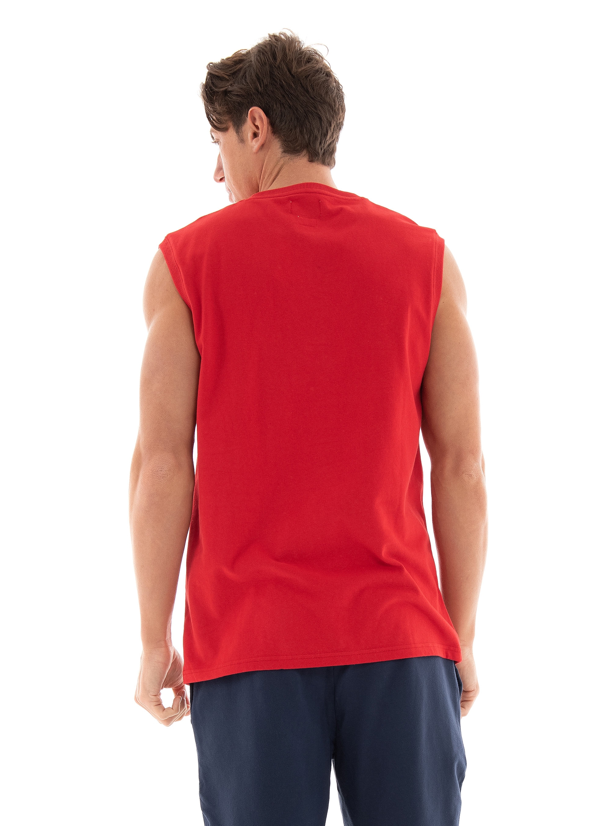 Superdry Ovin Vintage Athletic Tank Top - Red
