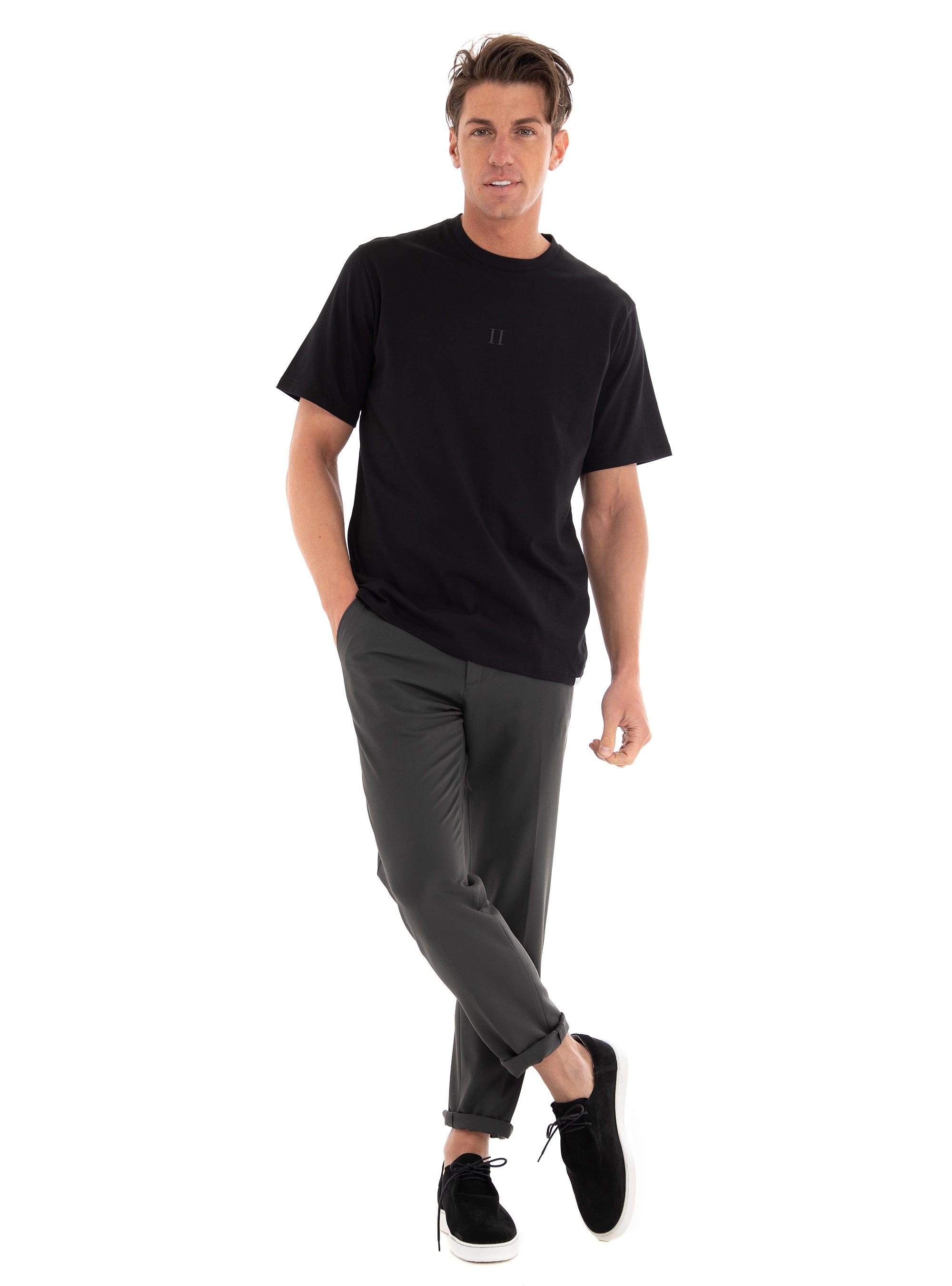 Les Deux Como Light Reg Suit Pants - Greenish Grey