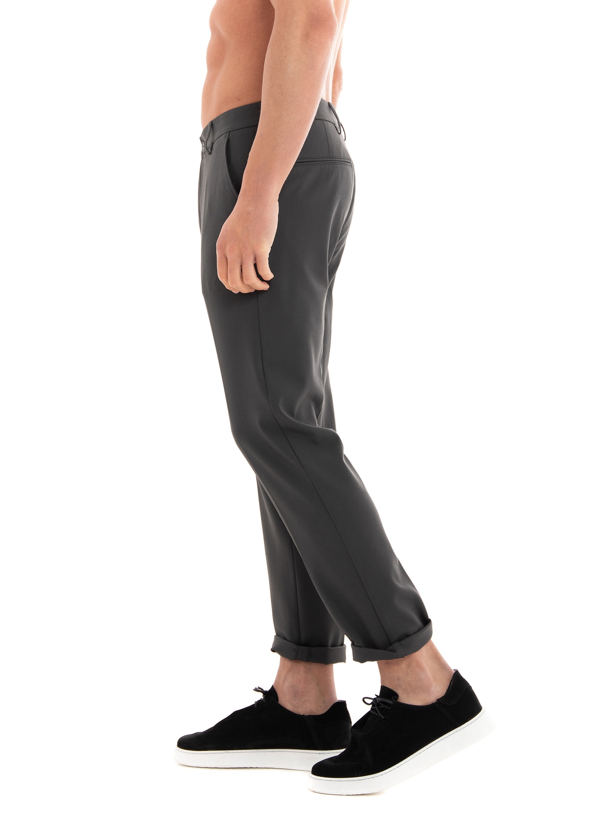 Les Deux Como Light Reg Suit Pants - Greenish Grey