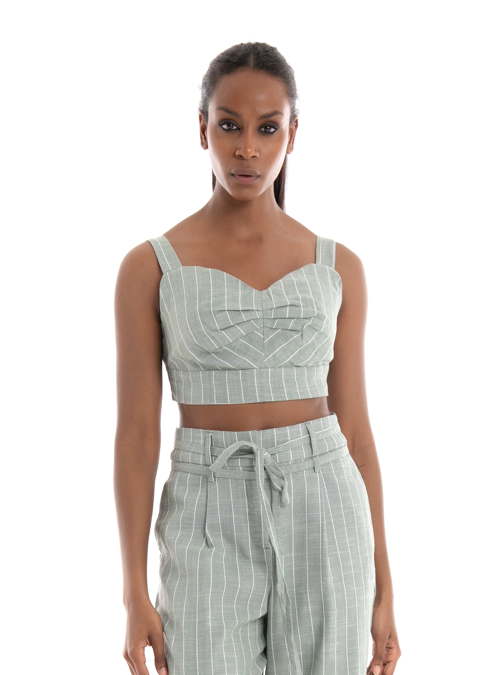 Vero Moda Serena Strap Bra Top - Grey