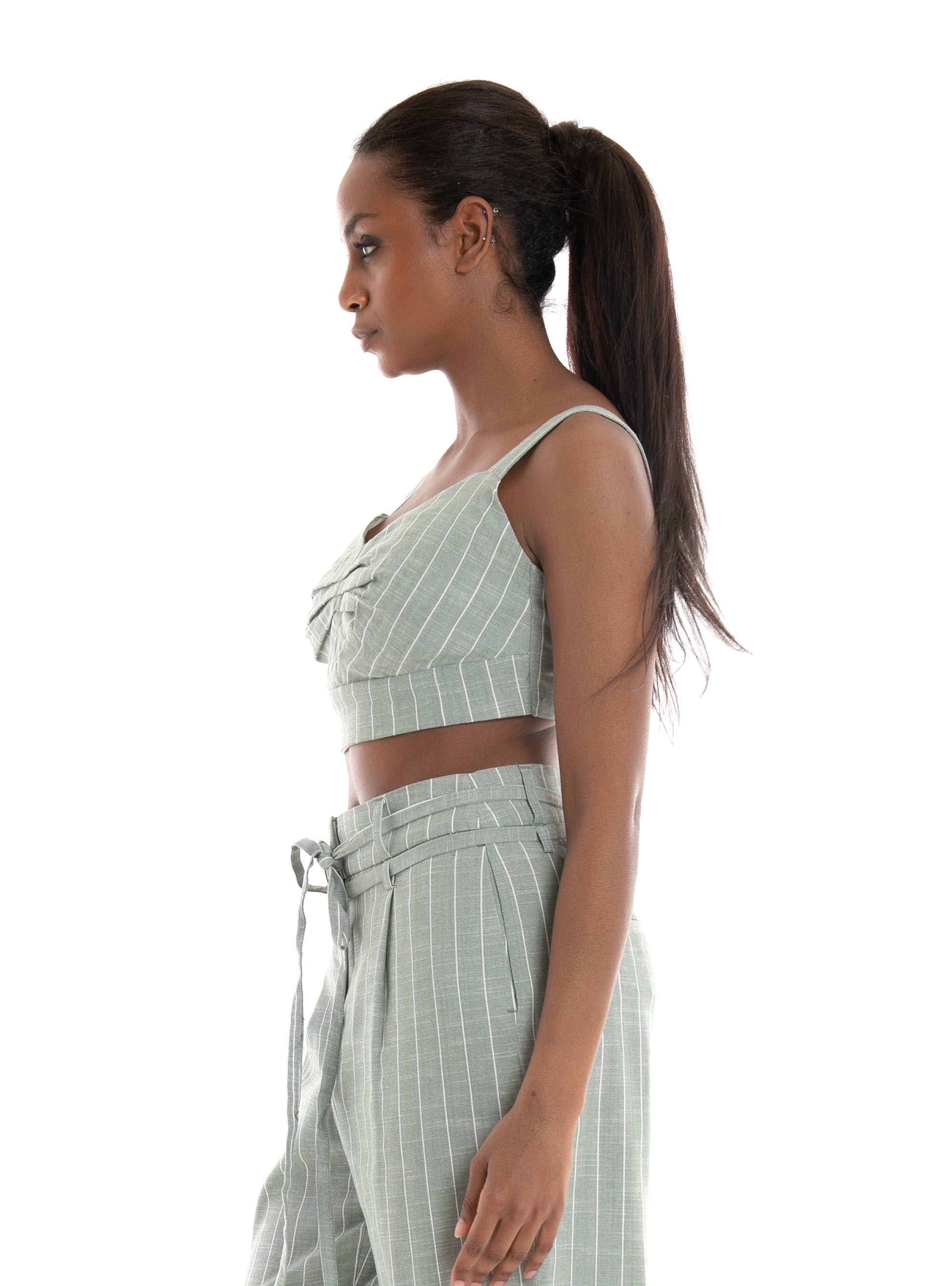 Vero Moda Serena Strap Bra Top - Grey
