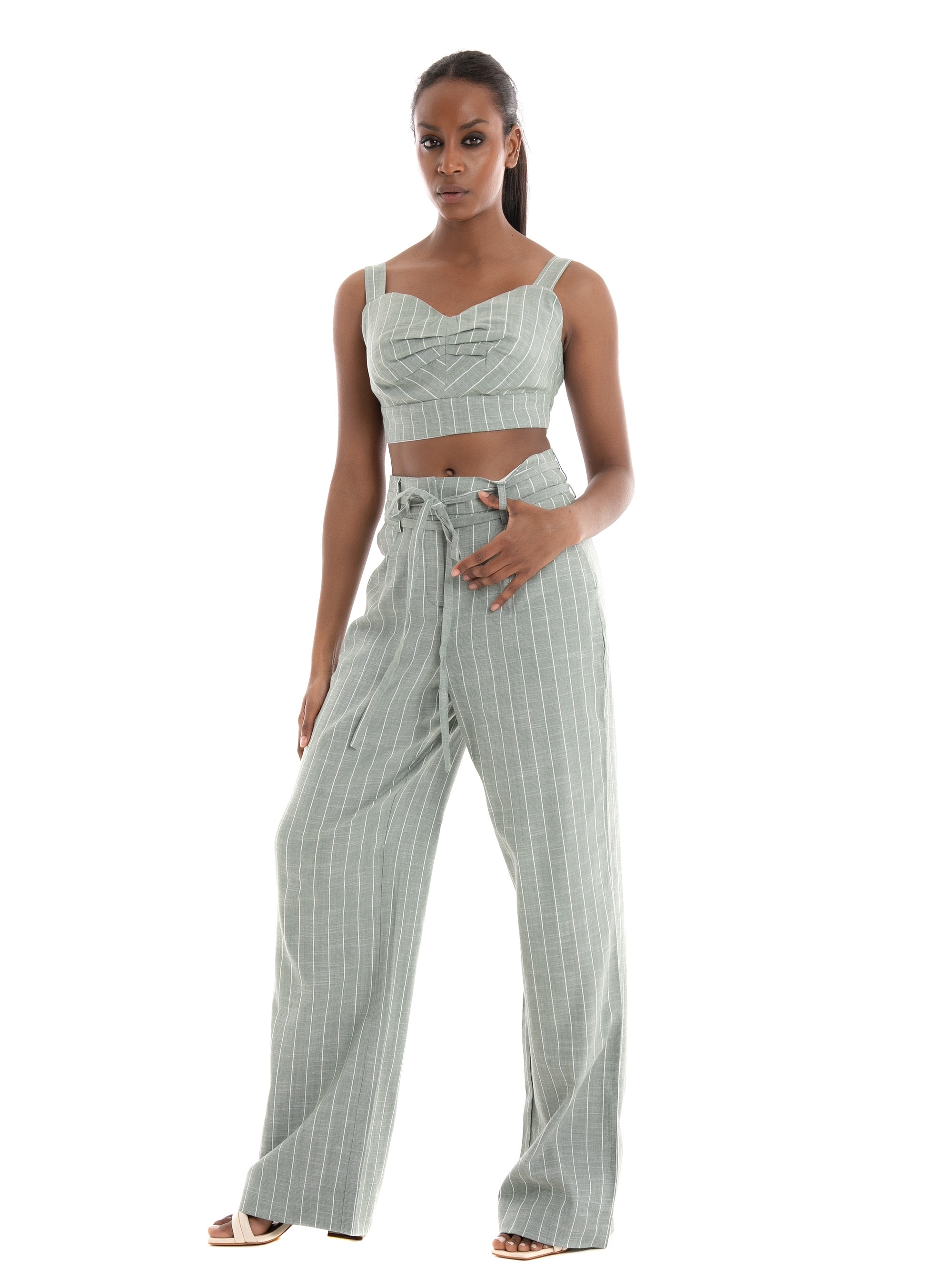 Vero Moda Serena Strap Bra Top - Grey