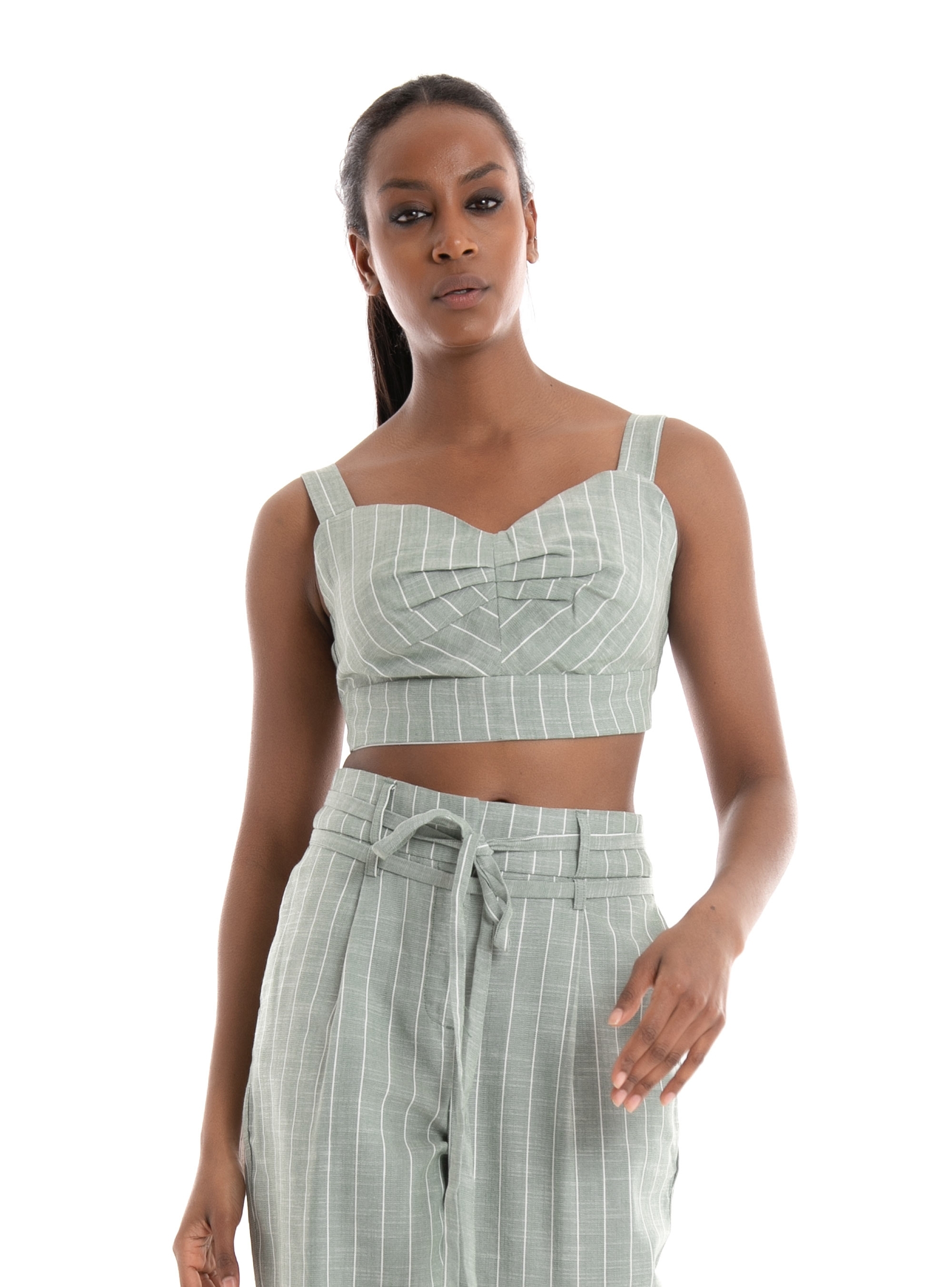 Vero Moda Serena Strap Bra Top - Grey