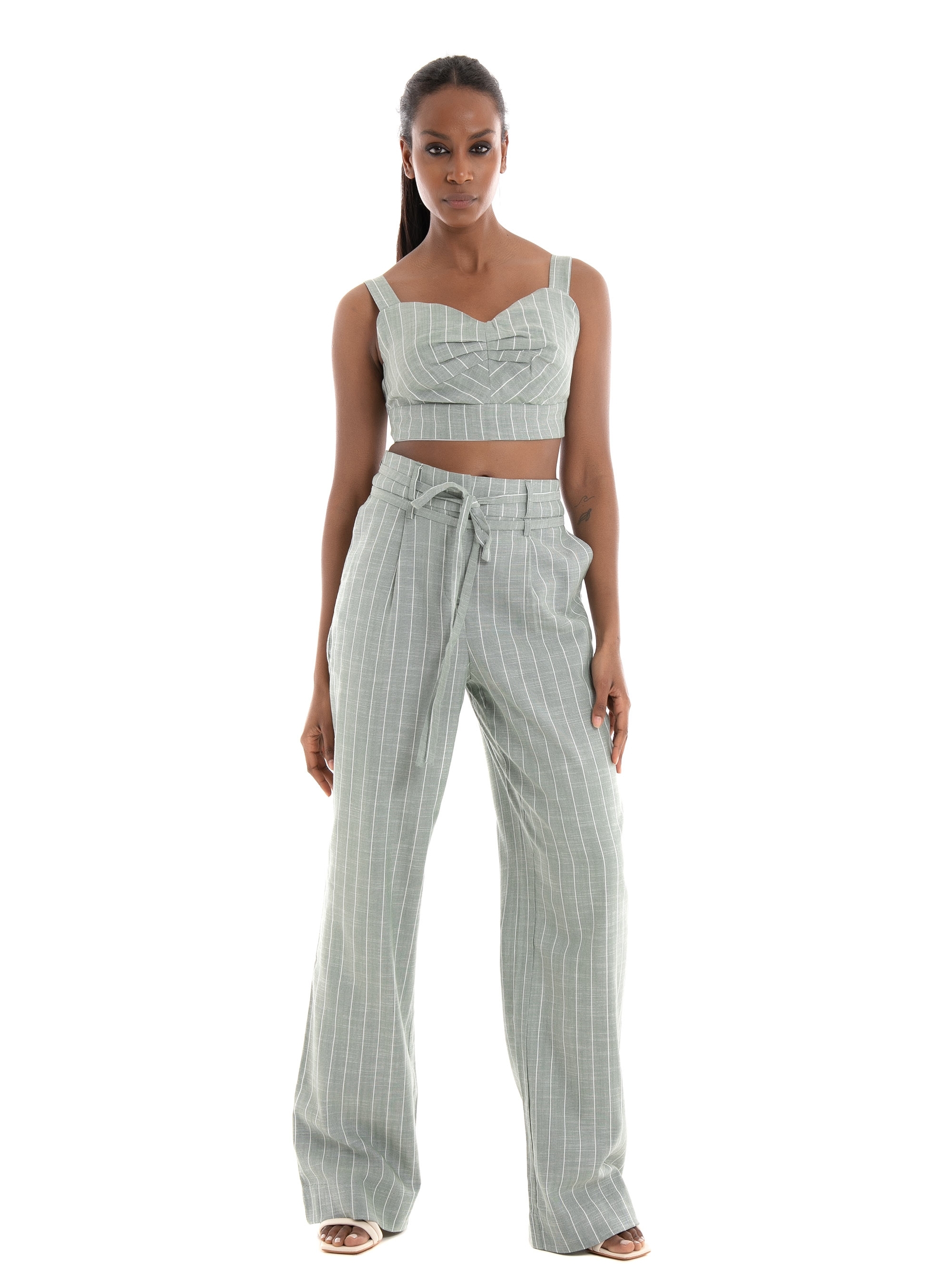 Vero Moda Serena Strap Bra Top - Grey