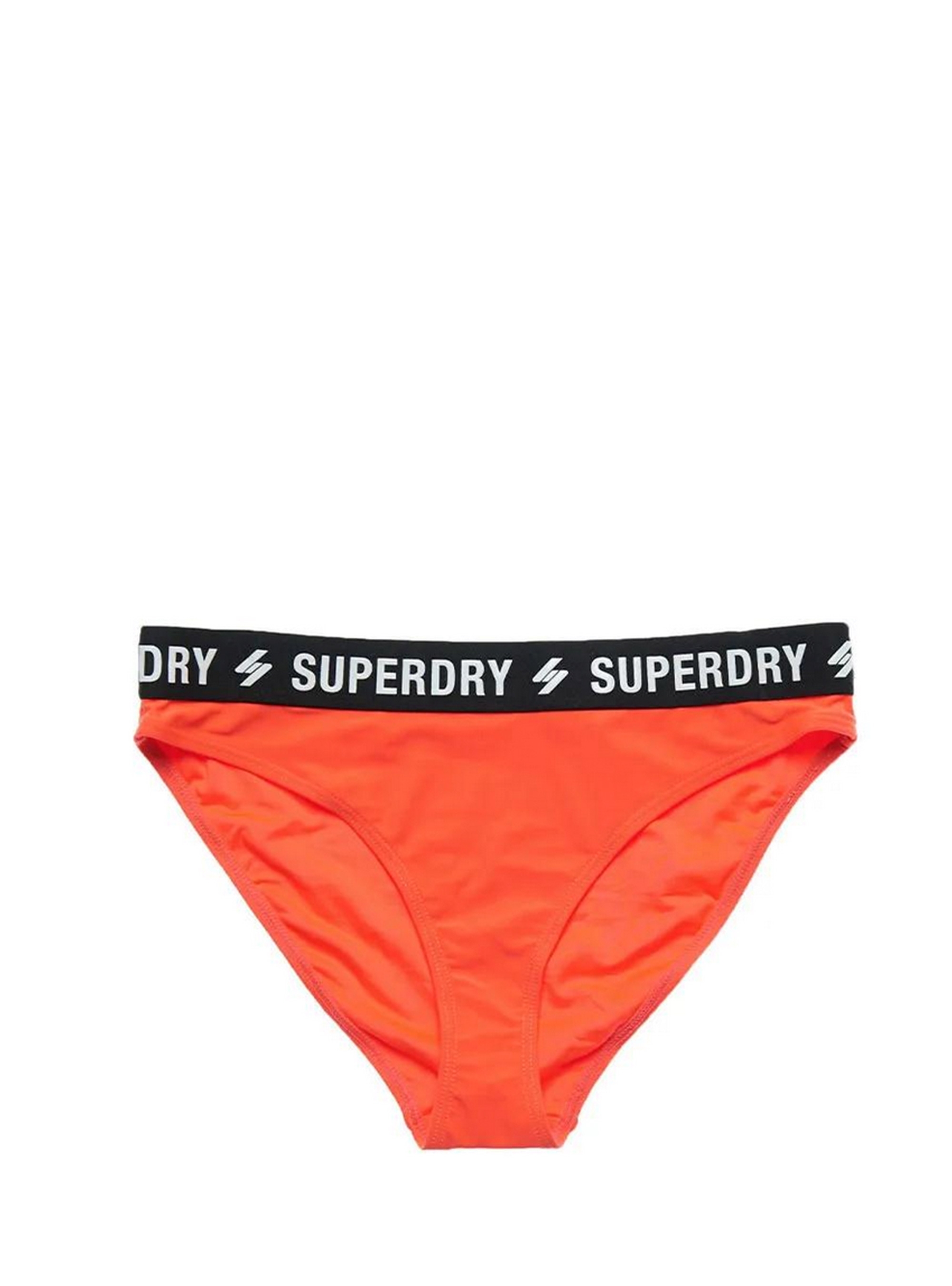 Superdry Micro Logo Elastic Bikini Briefs - Coral