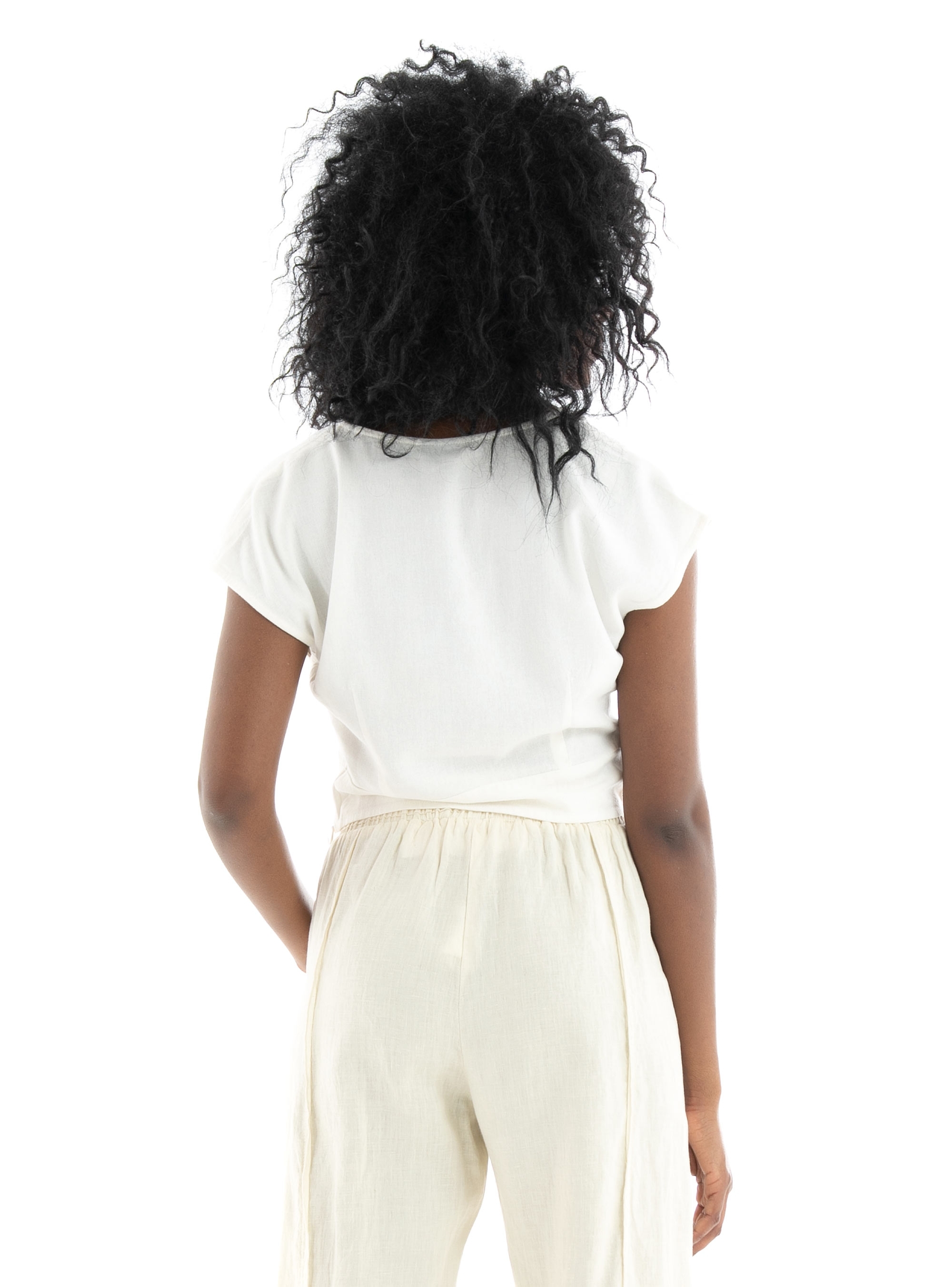 Vero Moda Jesmilo Crop Top  - White