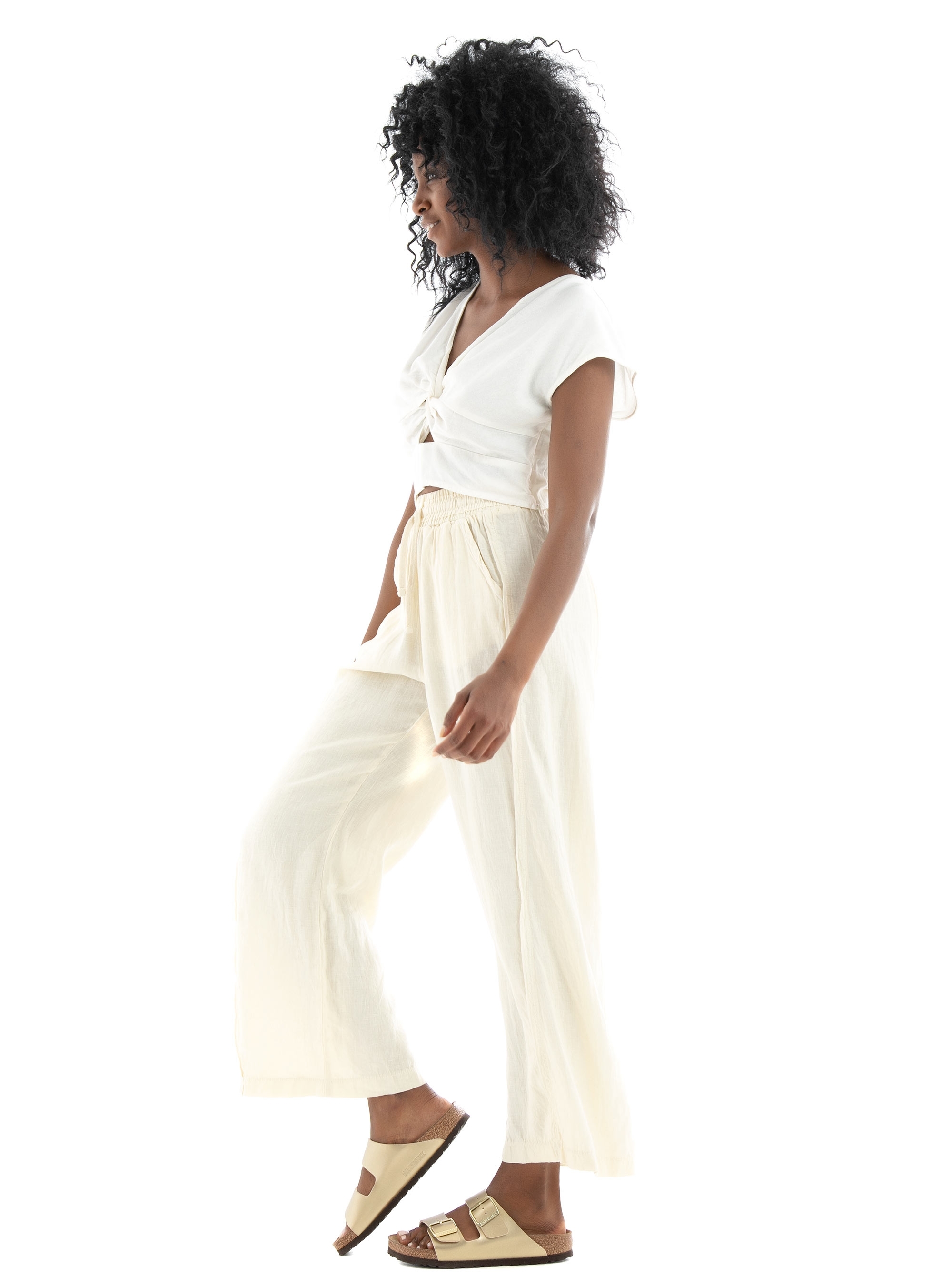 Vero Moda Jesmilo Crop Top  - White