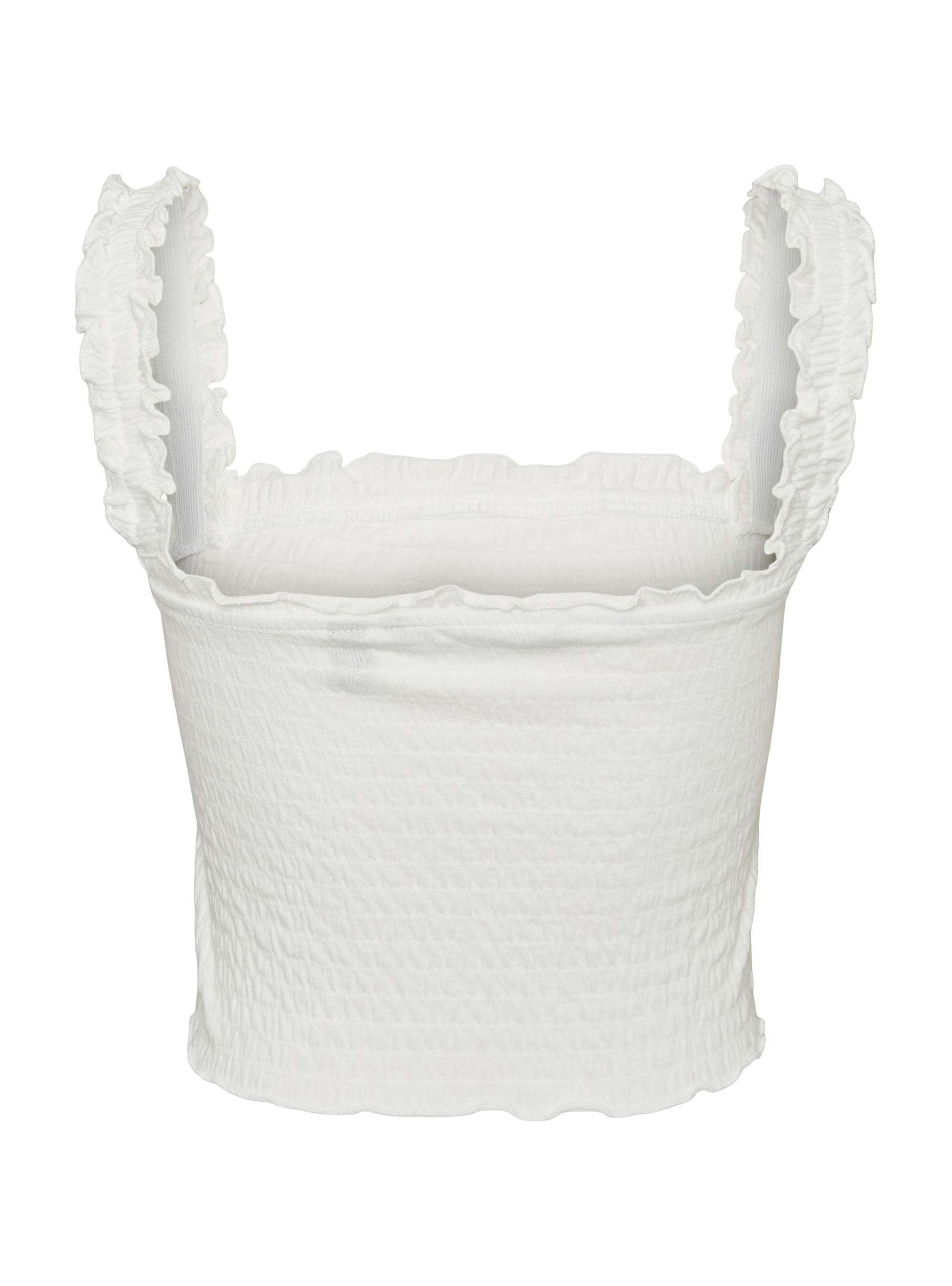 Vero Moda Jadeisabel Crop Top - White