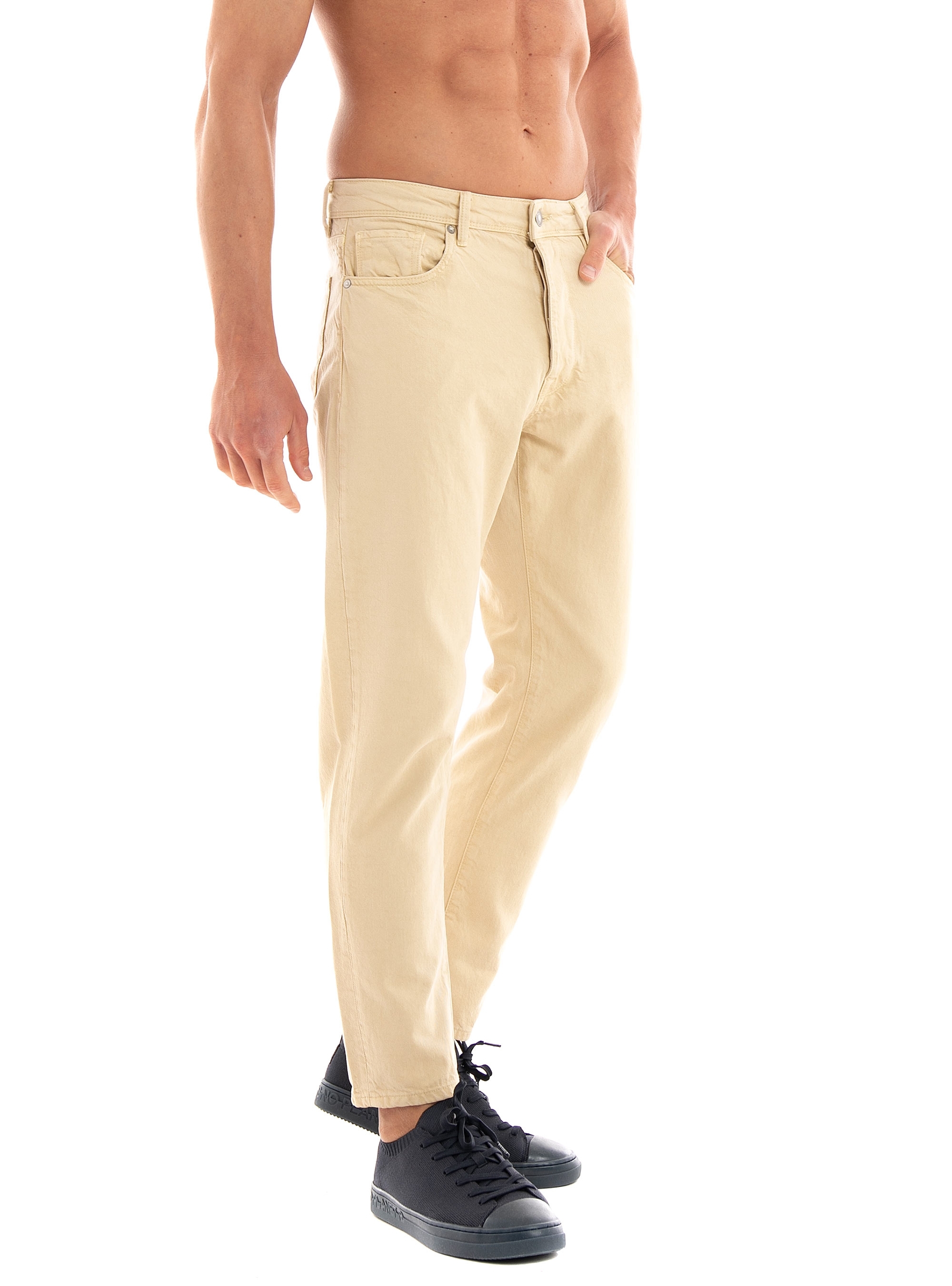 Selected Relax Crop- Aldu 23601 Jeans - Beige