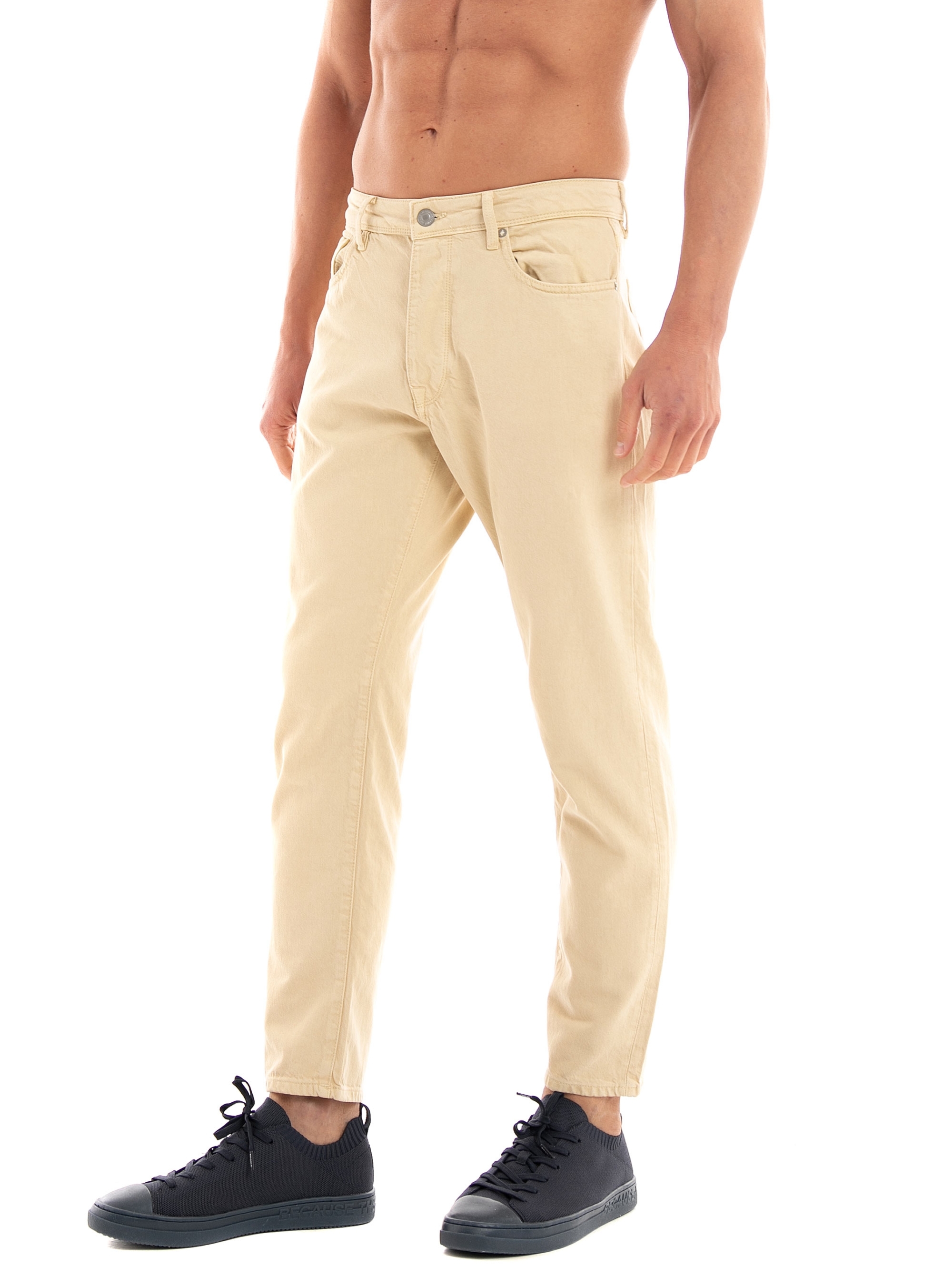 Selected Relax Crop- Aldu 23601 Jeans - Beige