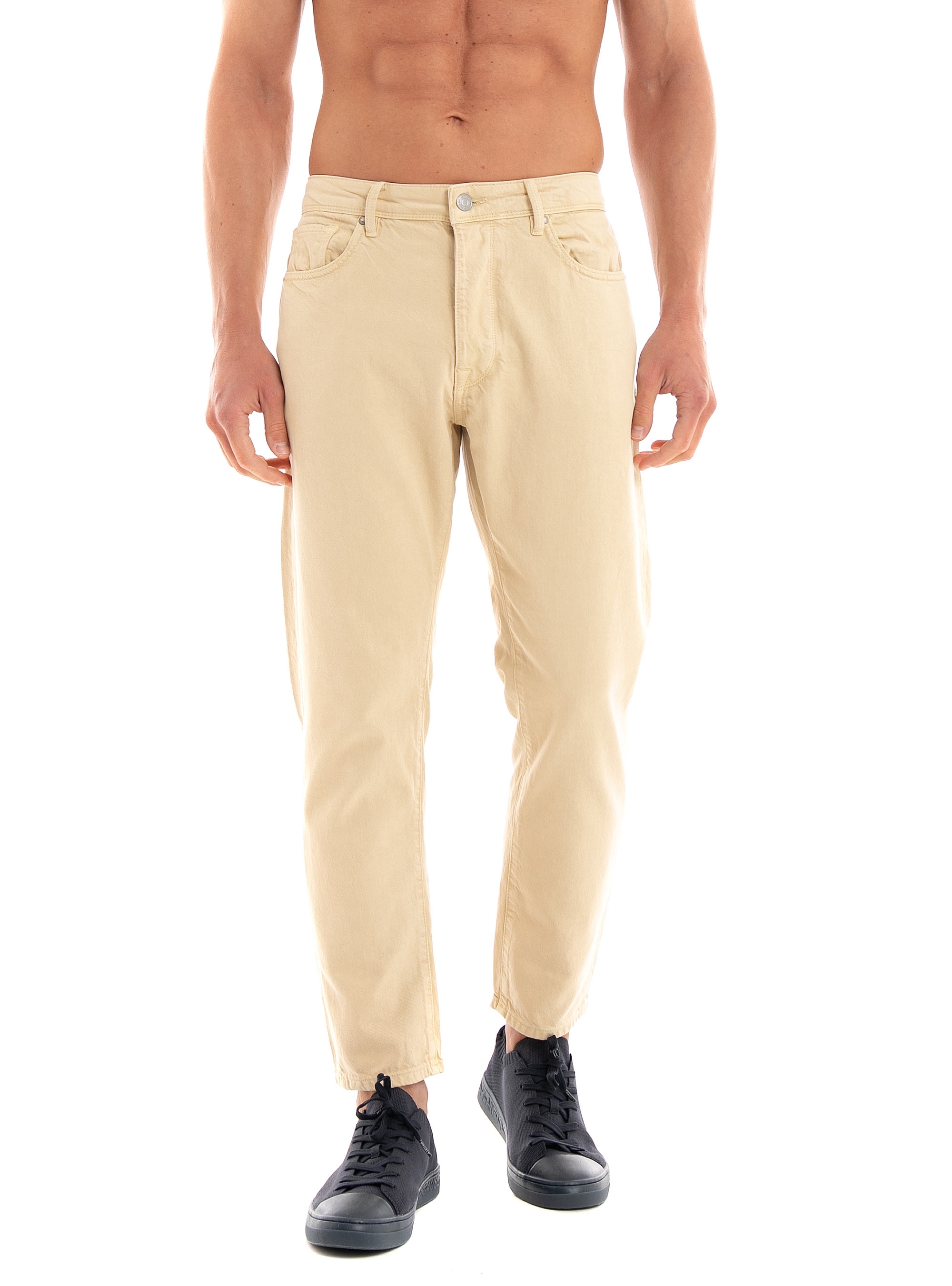 Selected Relax Crop- Aldu 23601 Jeans - Beige