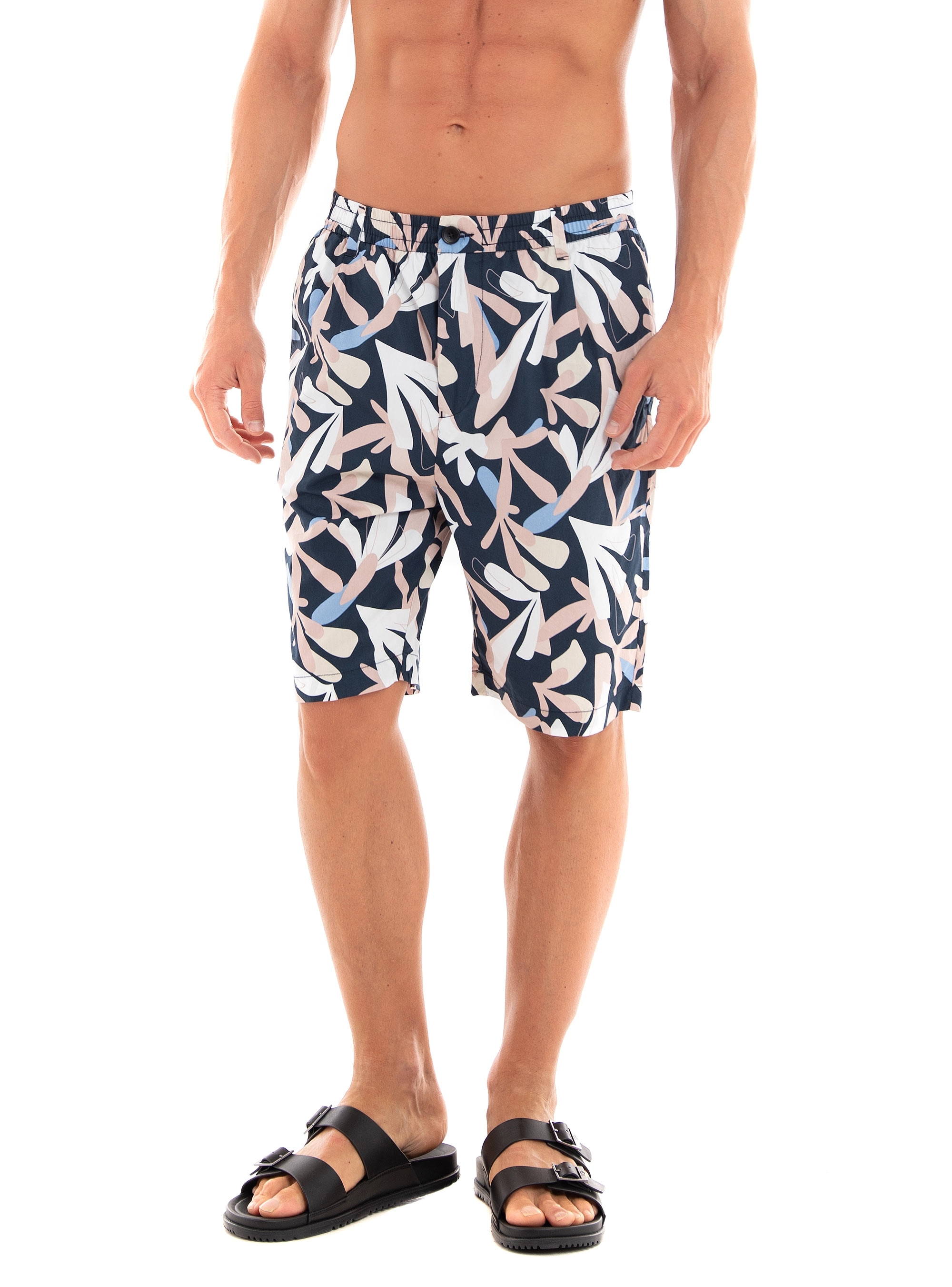 Selected Loose Baron Shorts - Navy