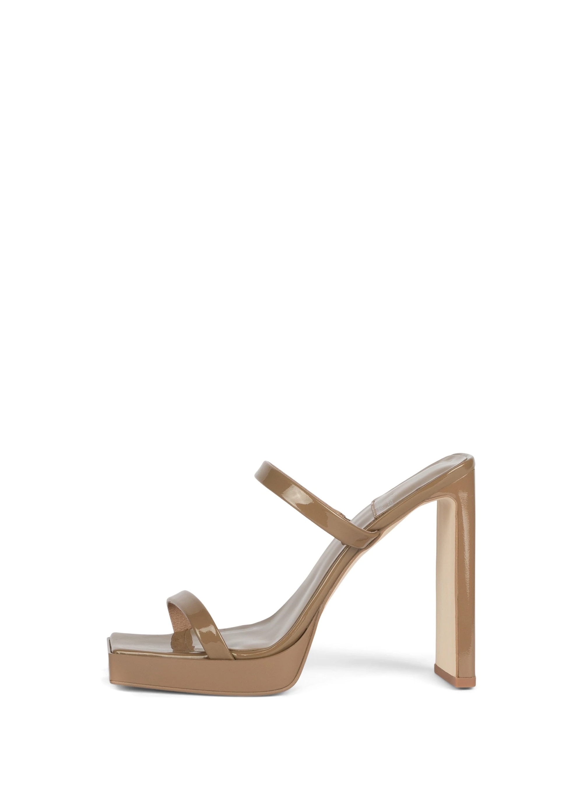 Jeffrey Campbell Heel Sandals Hustler - Taupe
