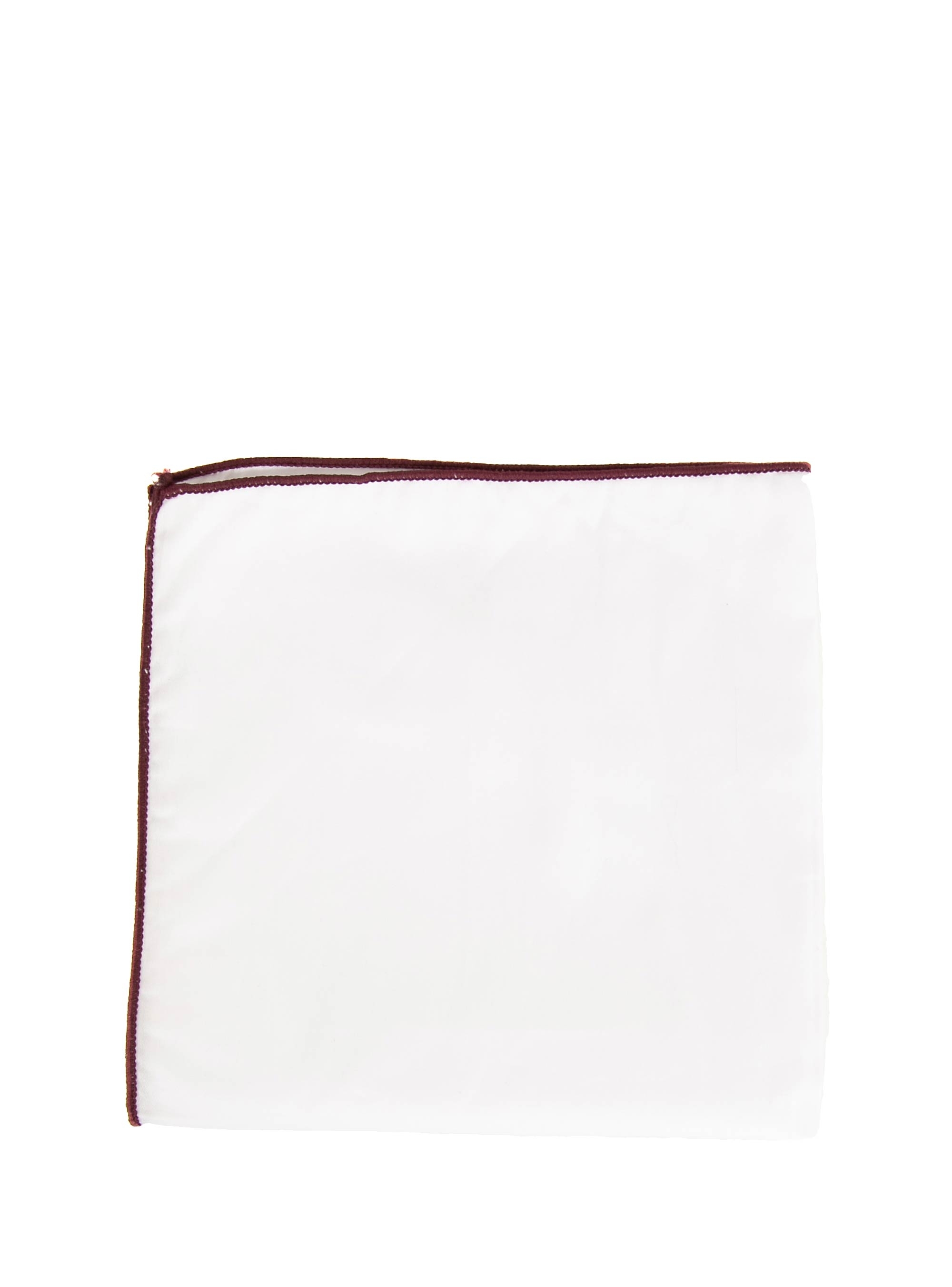 Stefano Mario Pocket Square - Bordeaux