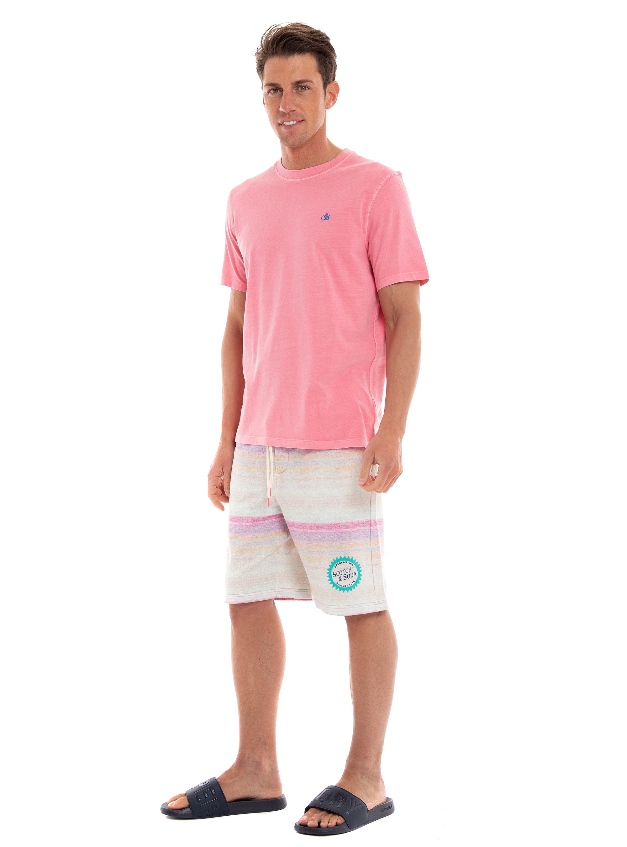 Scotch & Soda Melange Effect Shorts - Multi Colors